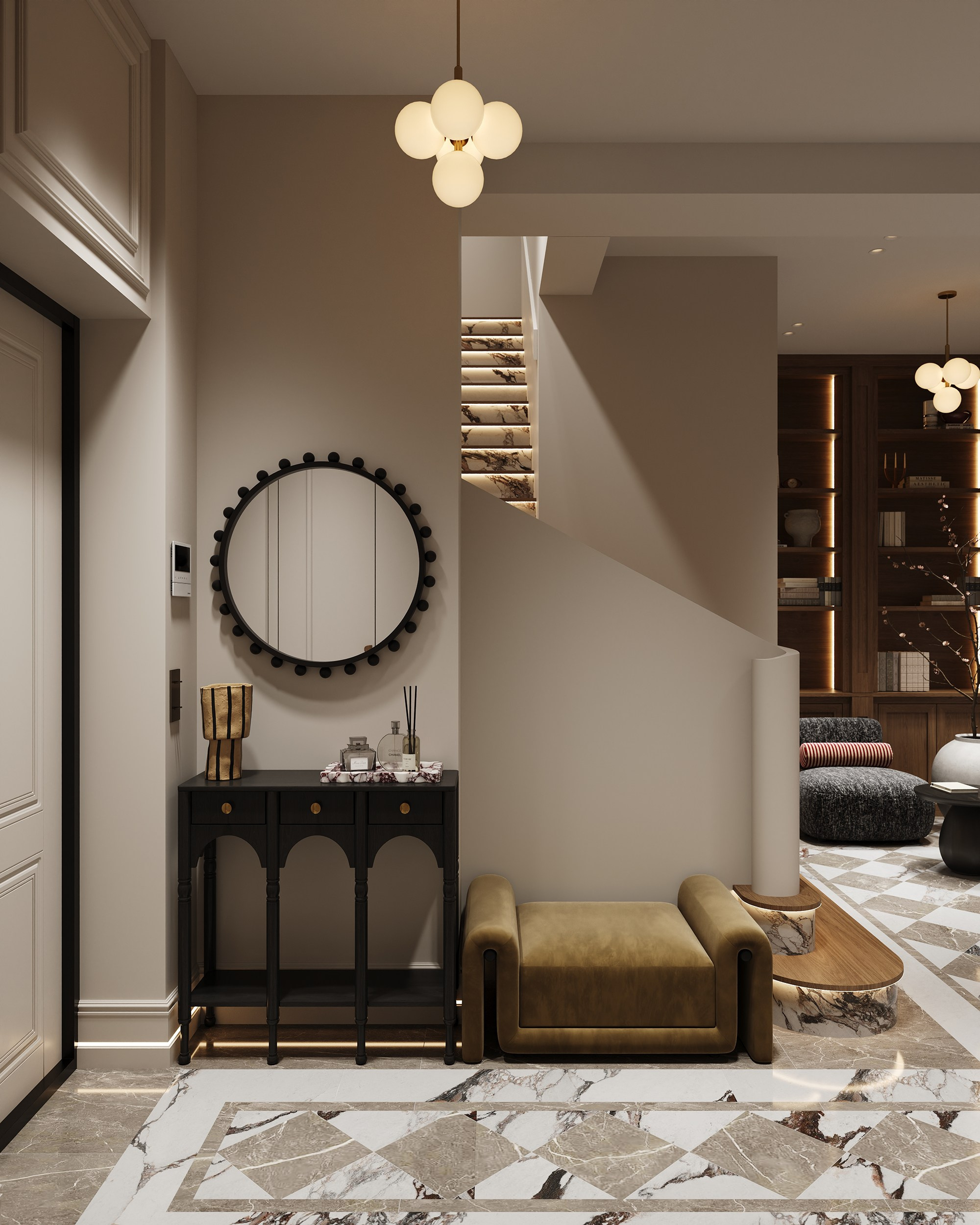 Прихожая «Минина». 3D визуализация интерьера Надежда Соколова