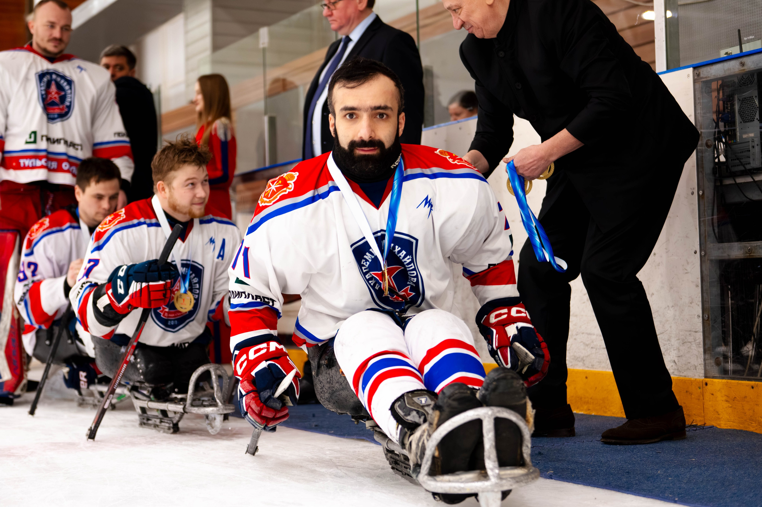 ЧР по хоккею следж. Алексин, 2025. Спортивный фотограф в Туле и Тульской области. Файсханова Фото Спорт