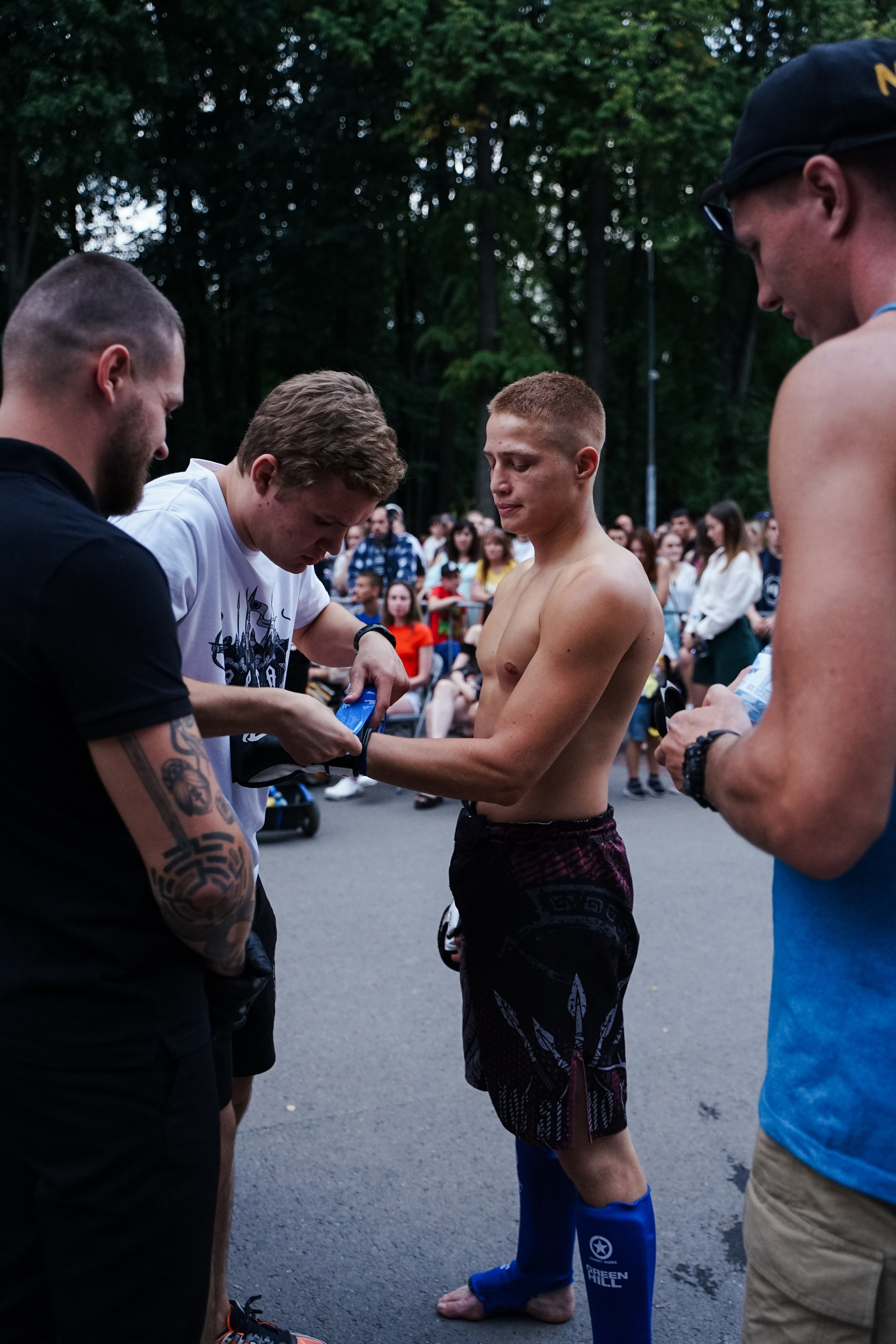 Вечер боев в ЦПКиО. Фотограф Надежда Погребняк | Рязань | Москва