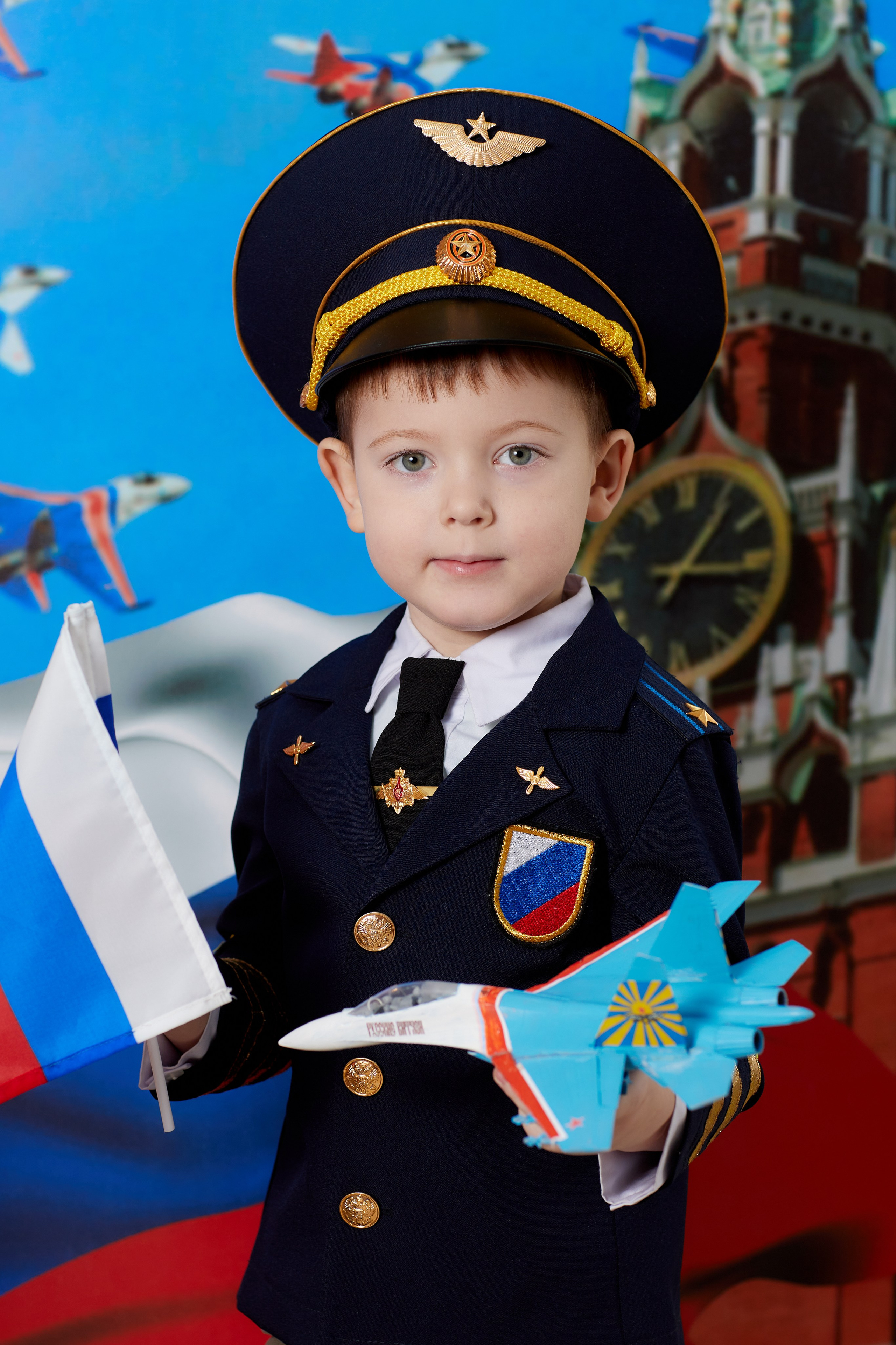 Военные лётчики. Детская выездная фотостудия