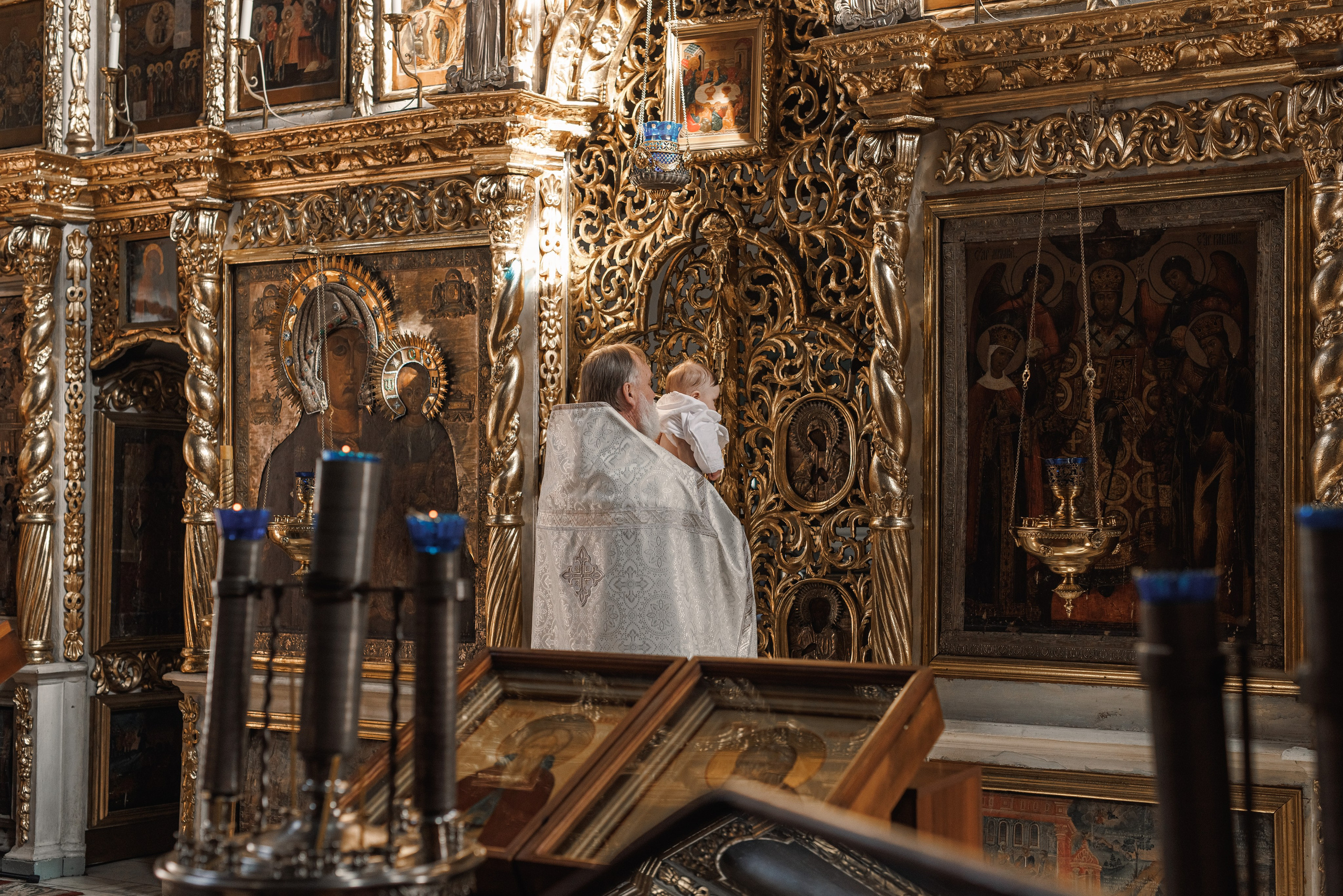 Крещение Мирона. Свадебный и семейный фотограф Наталья Штык