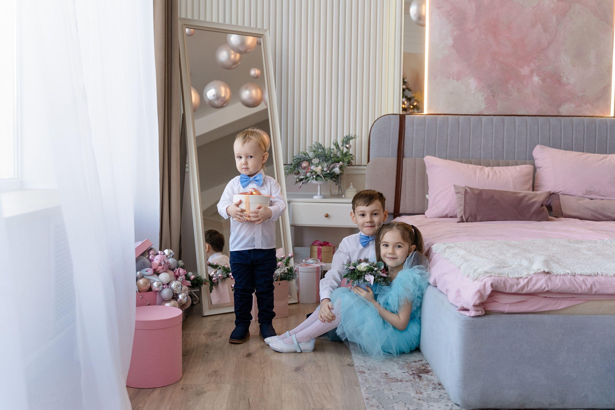 Новогодняя фотосессия для чудесной семьи. Свадебный и семейный фотограф в Санкт-Петербурге Олеся Еремеева