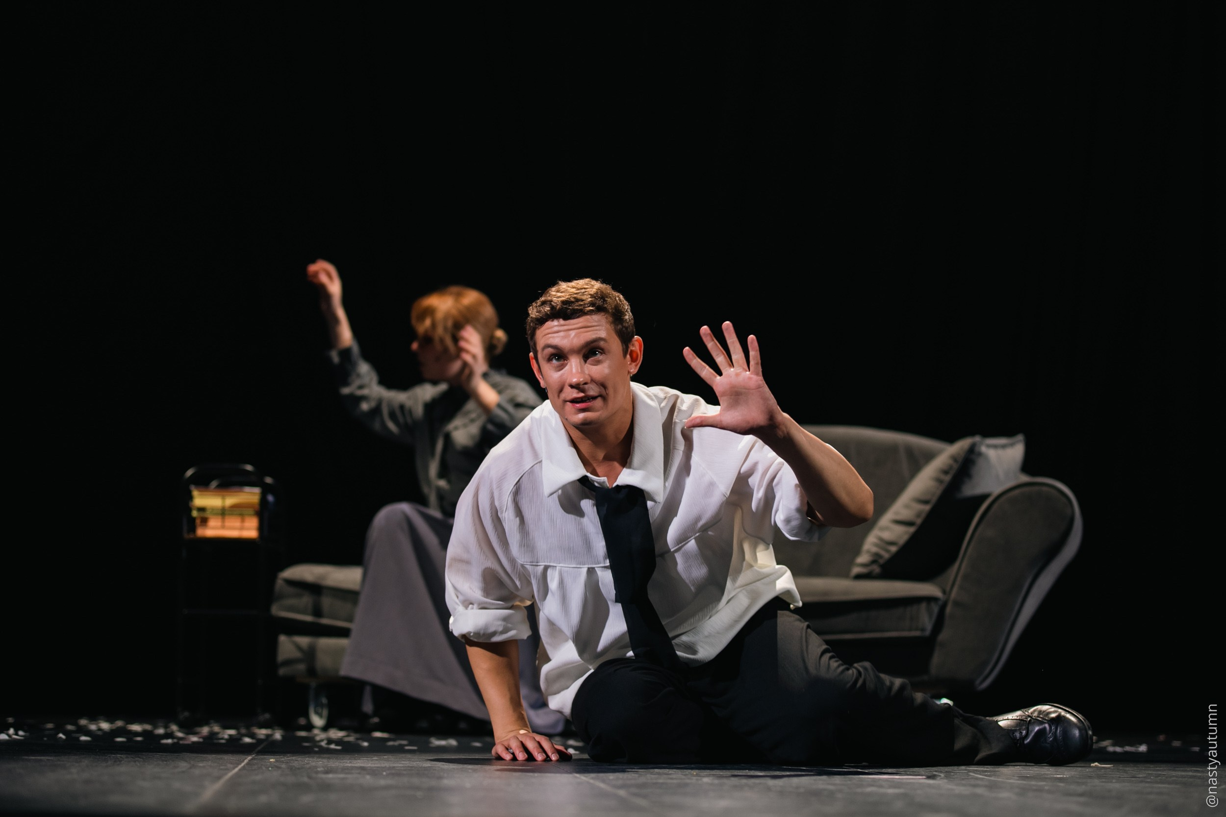 Генеральный прогон «Маяковский. Я сам.». Репортажный и концертный фотограф в Москве Анастасия Осень