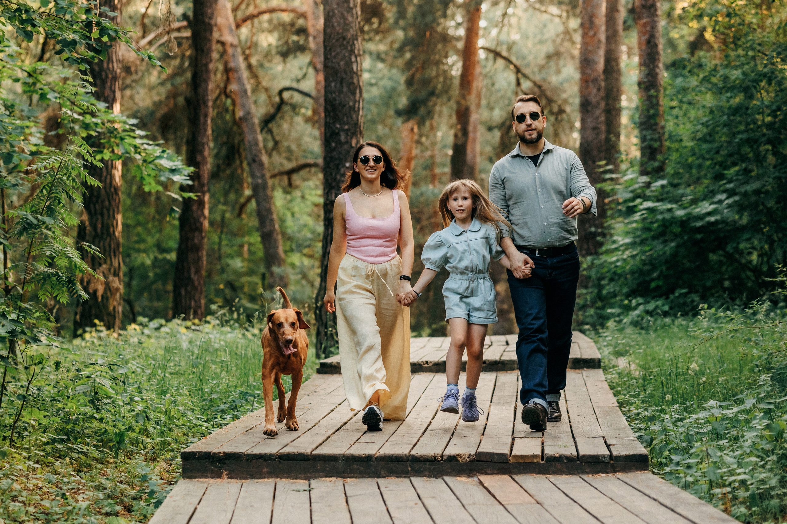 Марина, Глеб, Мая и Чили. Фотограф-анималист Елена Радченко, Москва