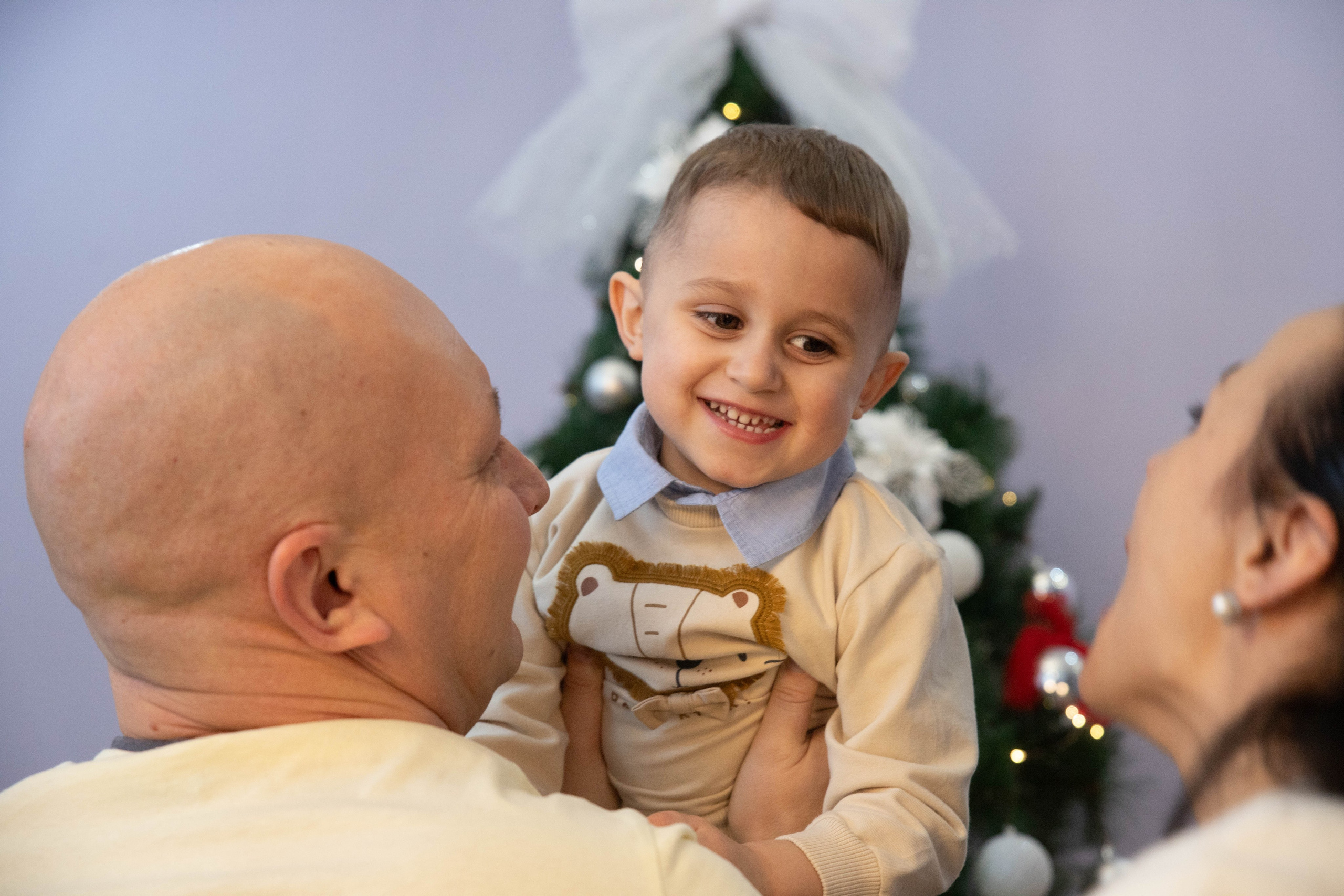 Новогодняя. Дёма и родители. Фотограф Лапочкина Татьяна