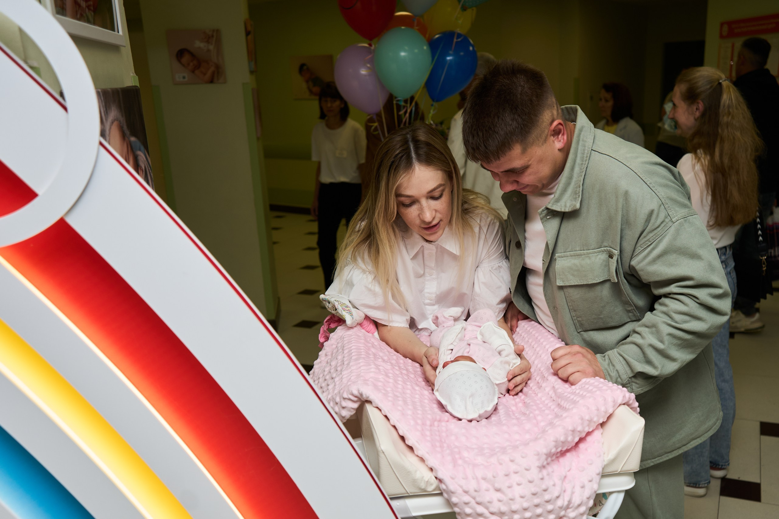 Фотосессия выписки из роддома. Фотограф Екатеринбург Кокшарова Александра