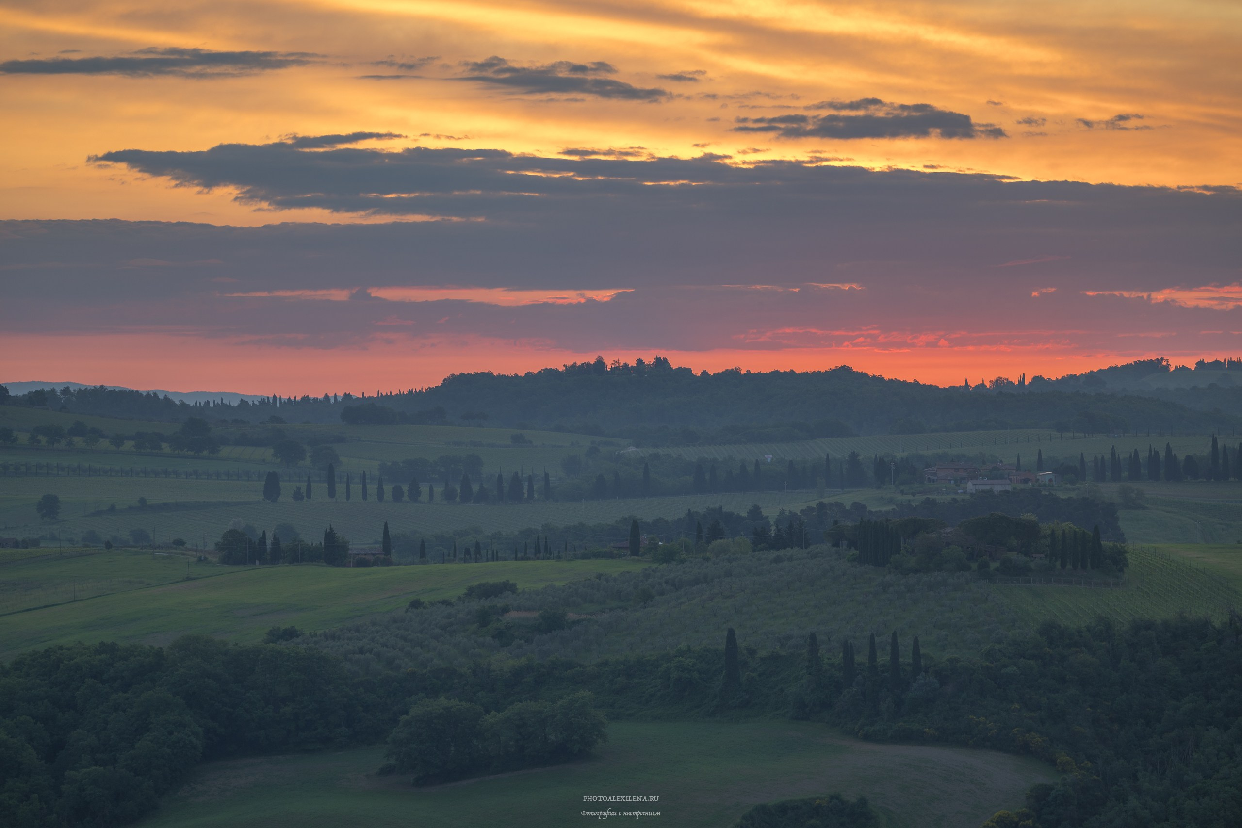 Долина Валь д’Орча-сердце Тосканы. Авторские стильные фотокартины