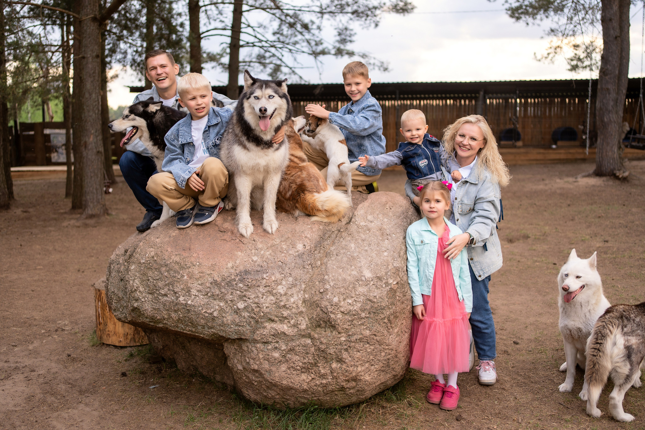 Хаски парк. Семейный и свадебный фотограф Минск, Беларусь Анна Орловская
