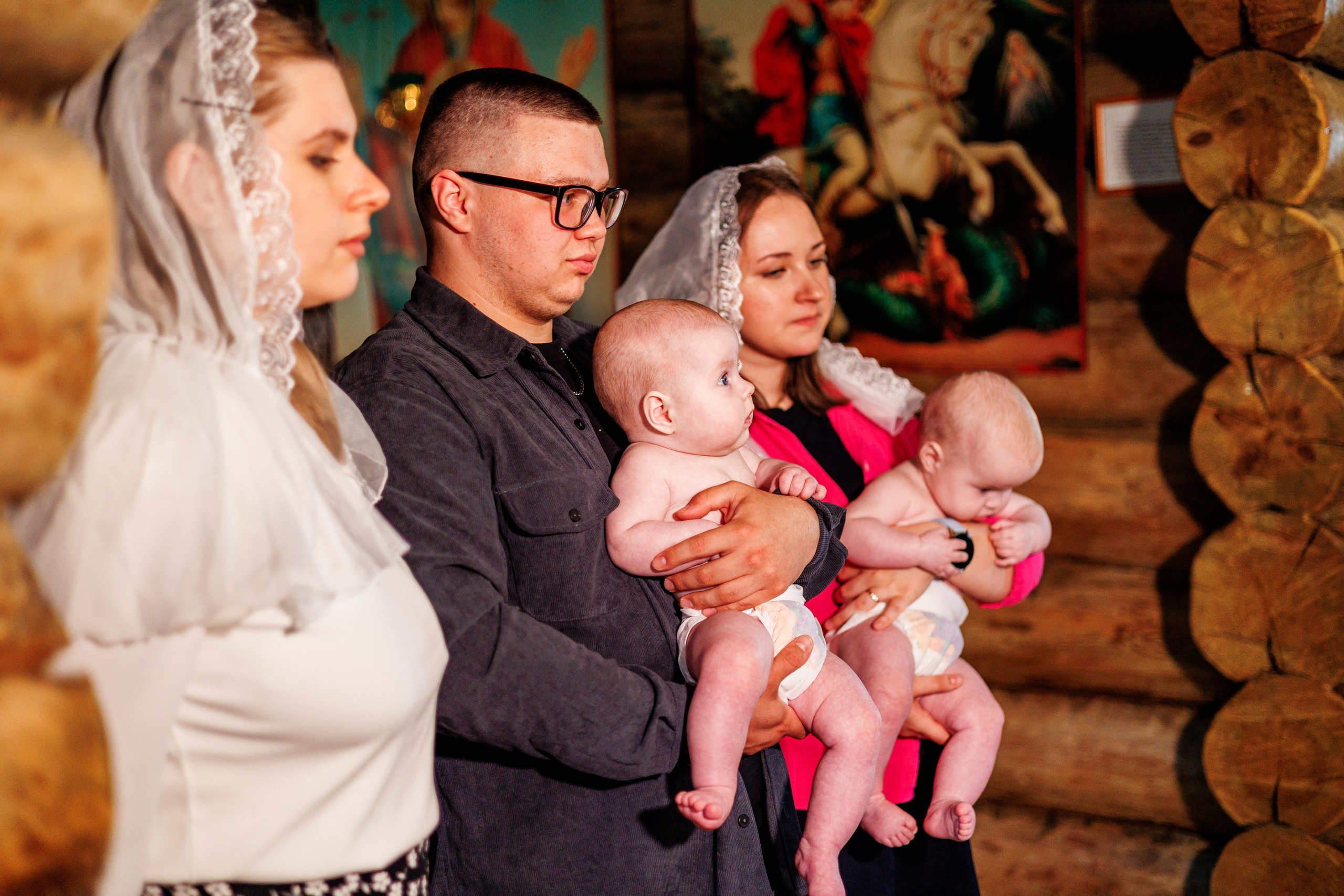 Крещение близняшек. Свадебный и семейный фотограф в Армавире