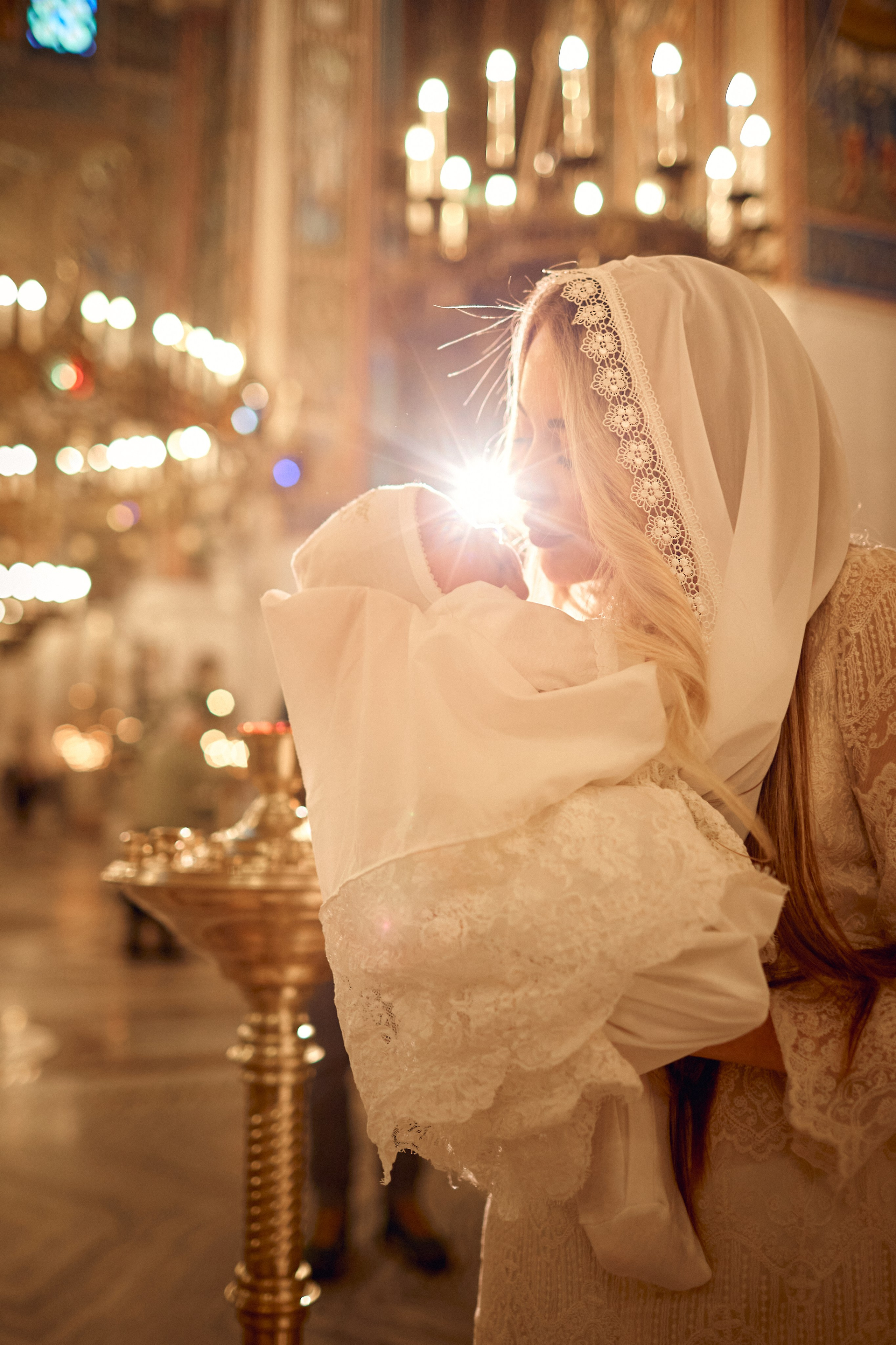 Таинство Крещения. Фотограф Москва|Ясенево Яна Новокрещенных