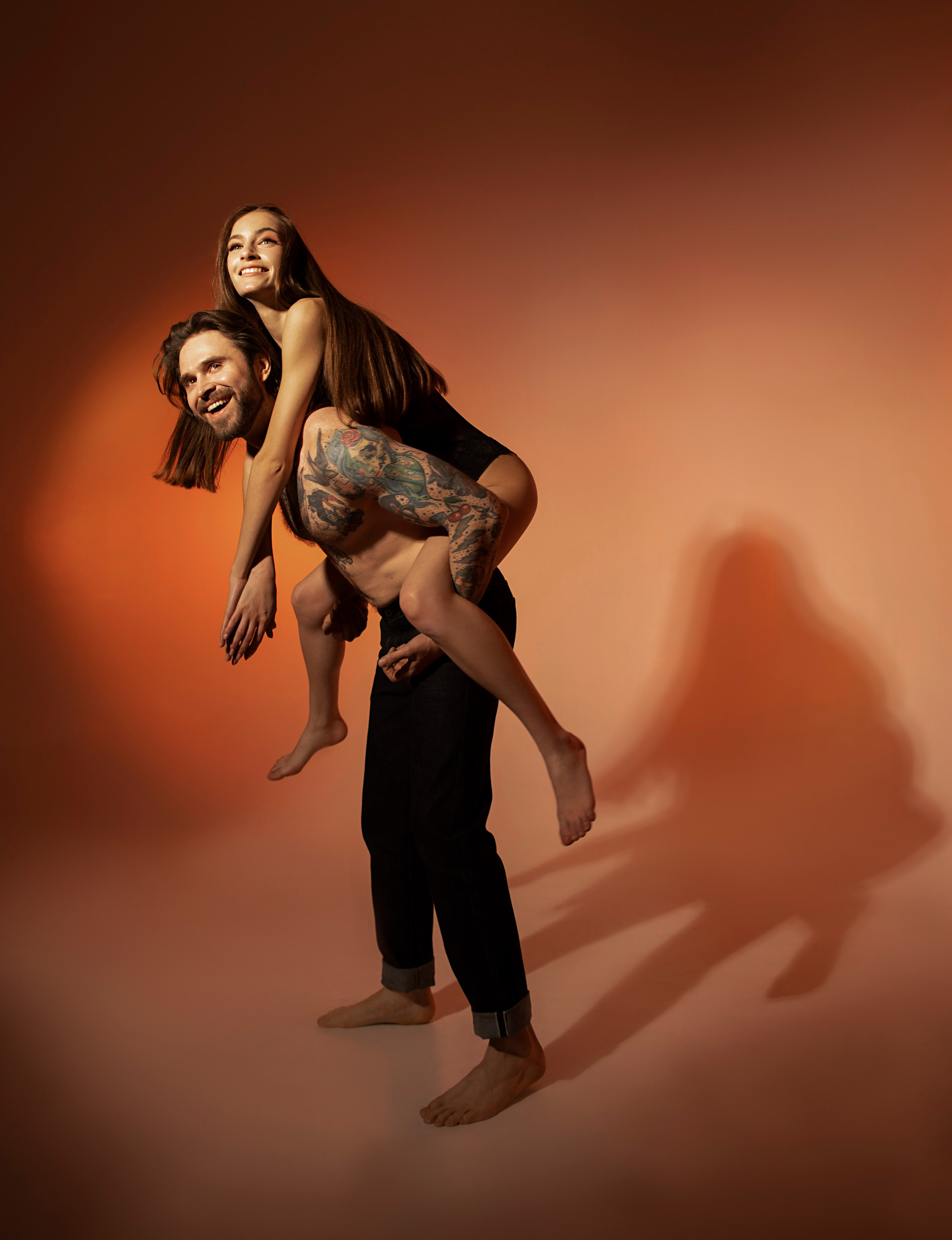 Лавстори в студии. Свадебный и семейный фотограф Москва Назарова Ольга