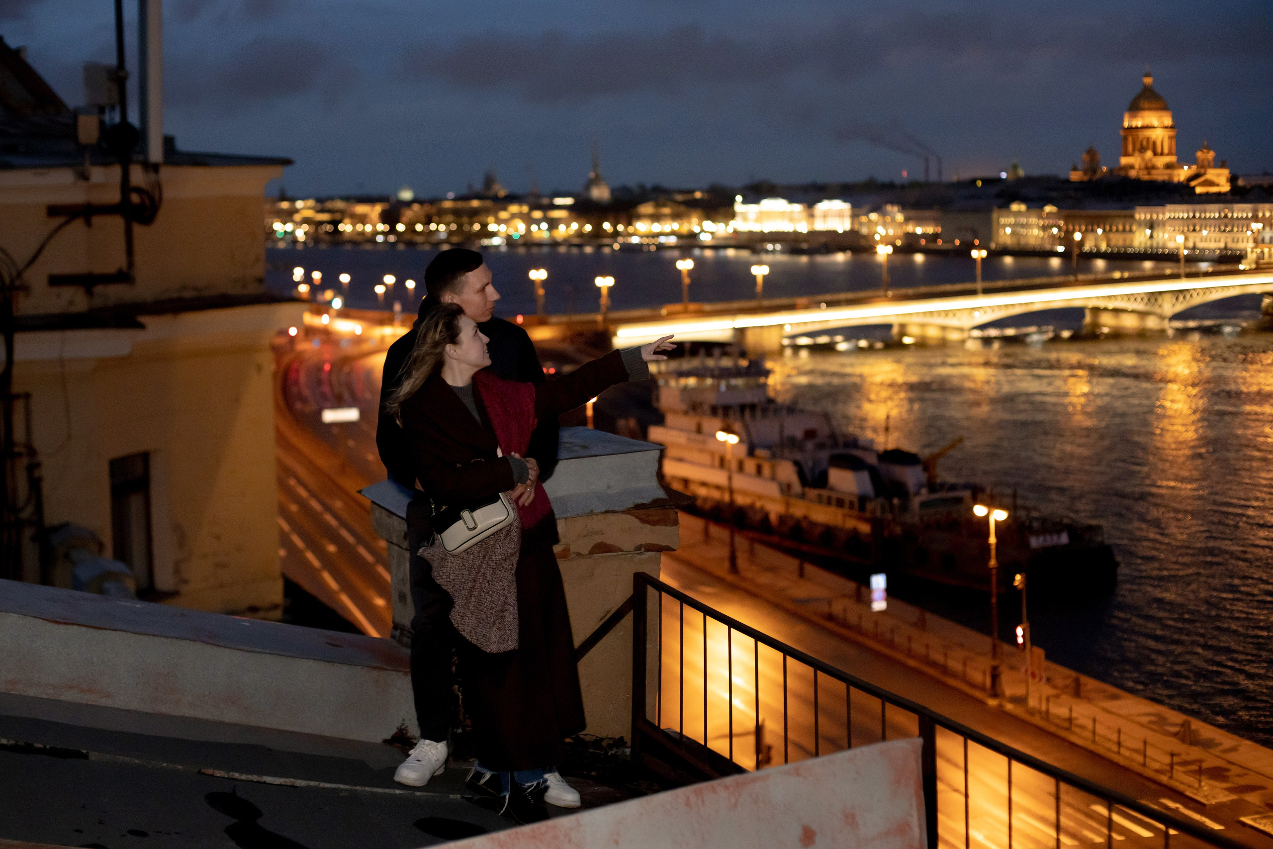 Лав стори на крыше. Свадебный и семейный фотограф в Москве Диана Левченко