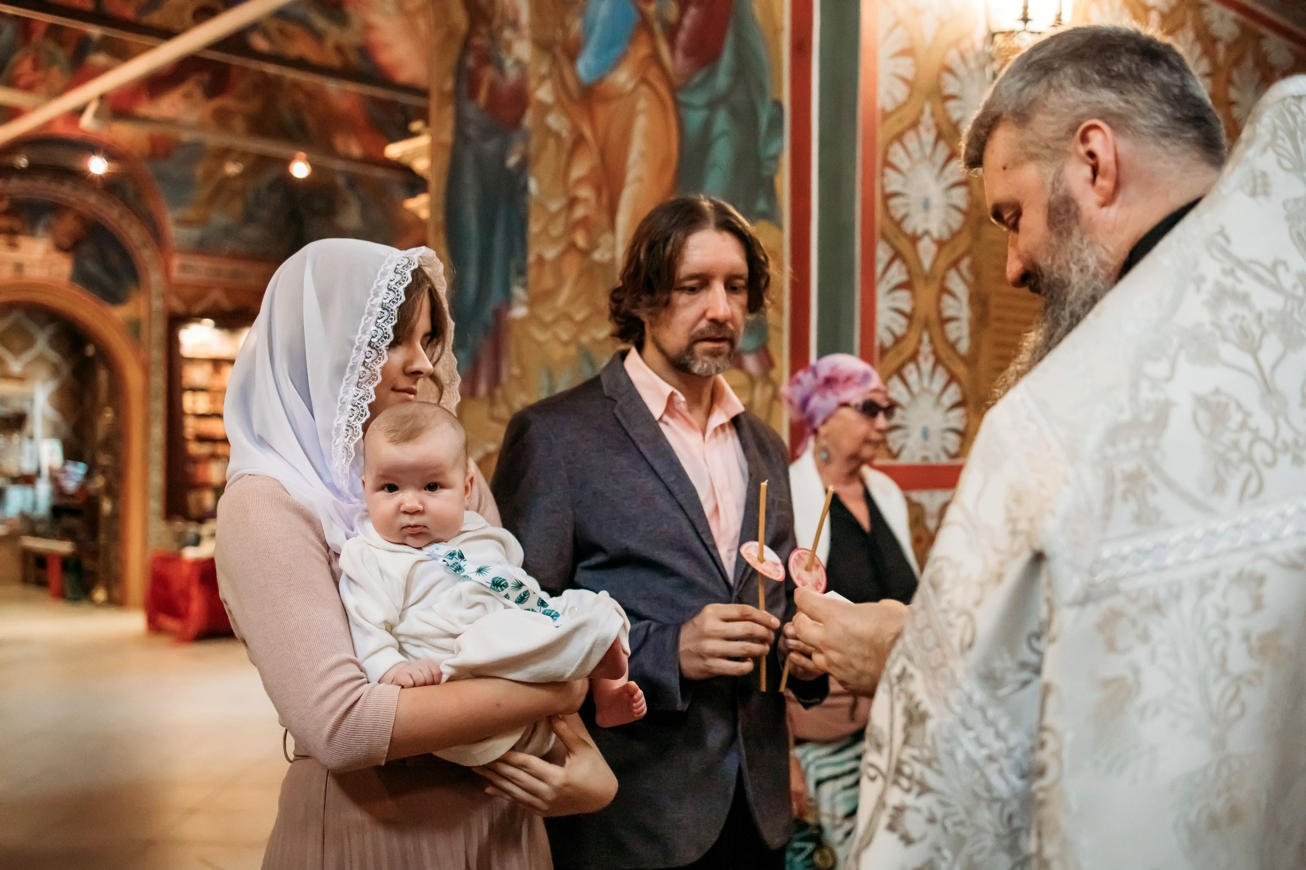 Крещение Вали. Семейный фотограф и видеограф Попова Юлия