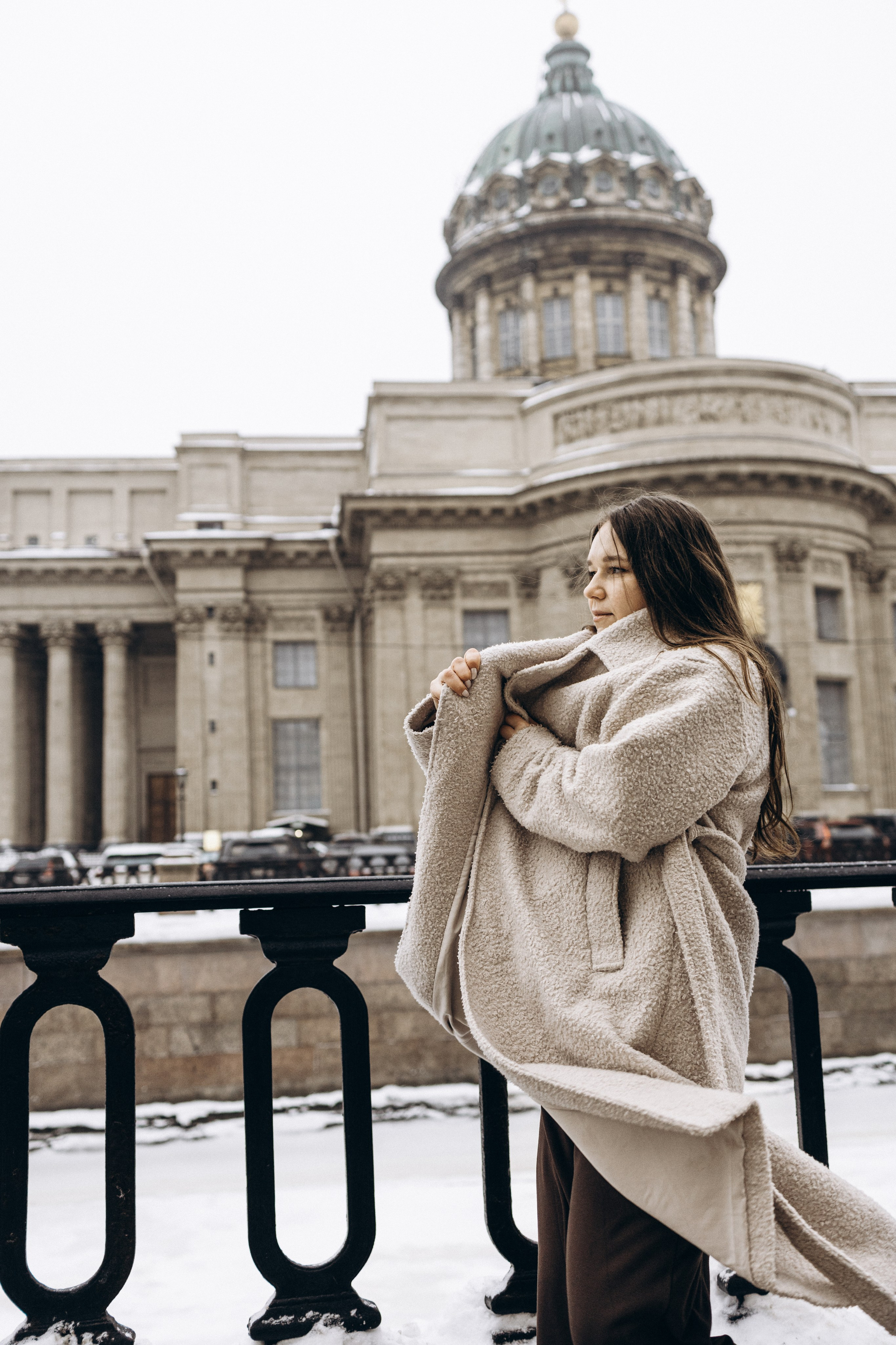 В объятьях снега и Невы. Семейный фотограф в Санкт-Петербурге Лена Соколова