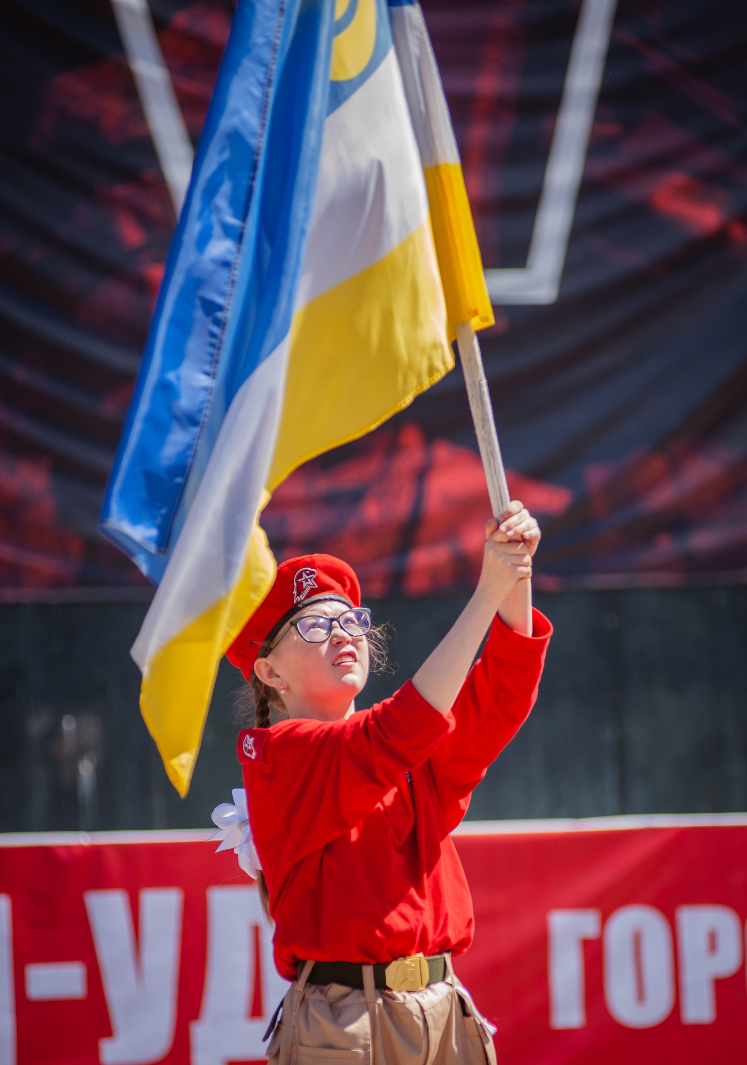 8 Мая. Парад ЮнАрмии. Андреева Александра фотограф в г. Улан-Удэ