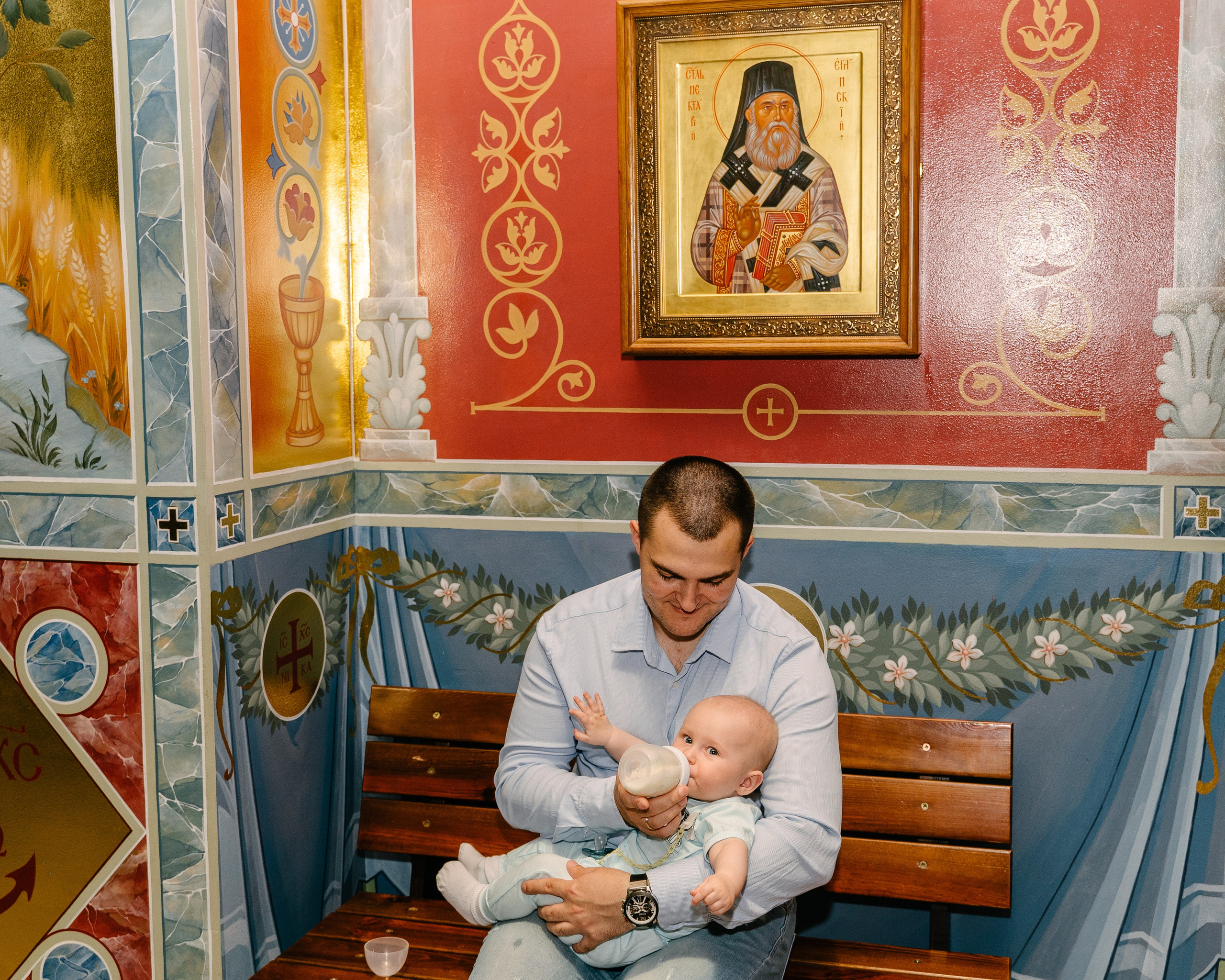 Крещение Федора. Свадебный фотограф Юлия Копылова