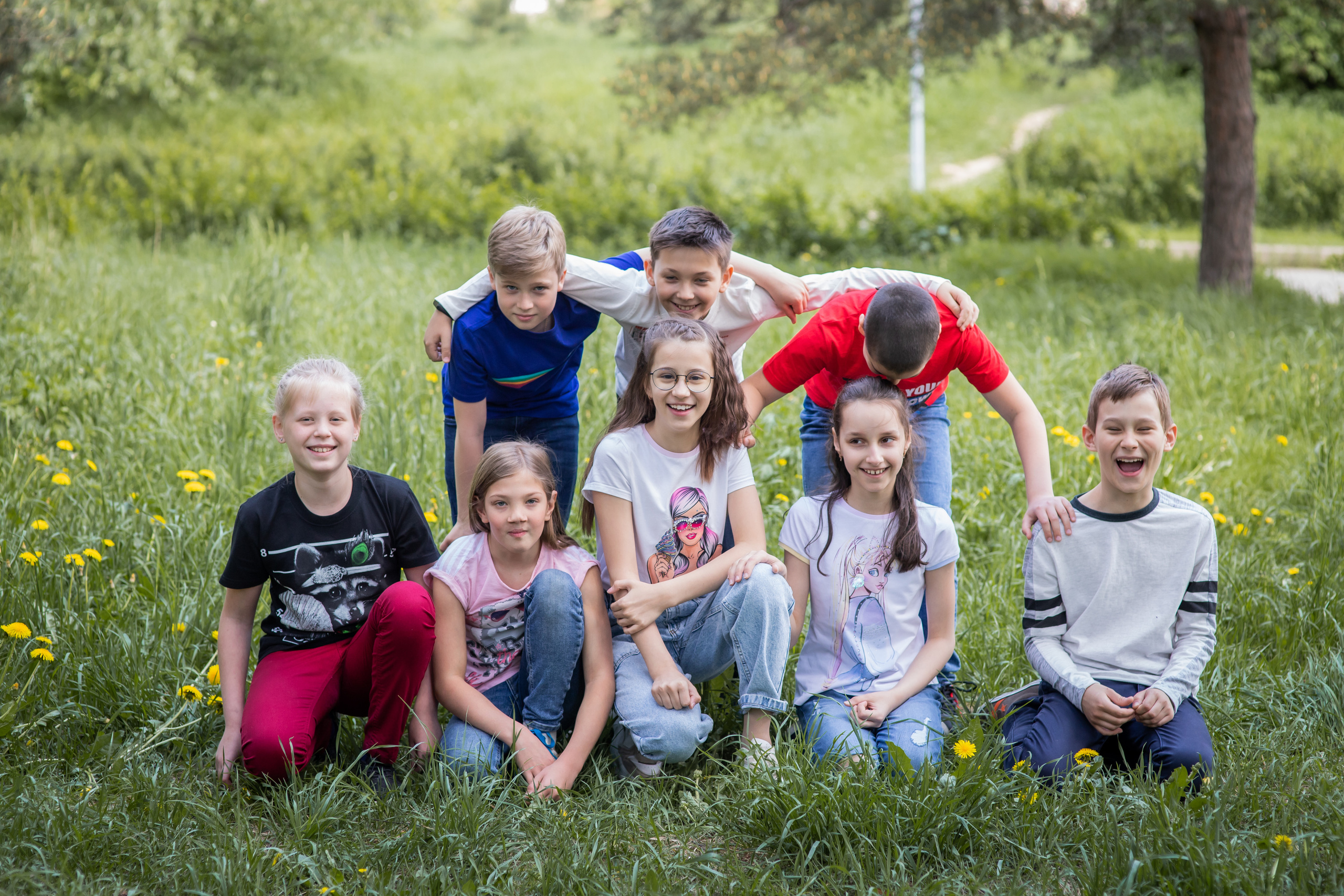 Съёмка 4 класса для выпускных альбомов. Семейный фотограф в Москве Наталья Чуб, заказать Фотокнигу