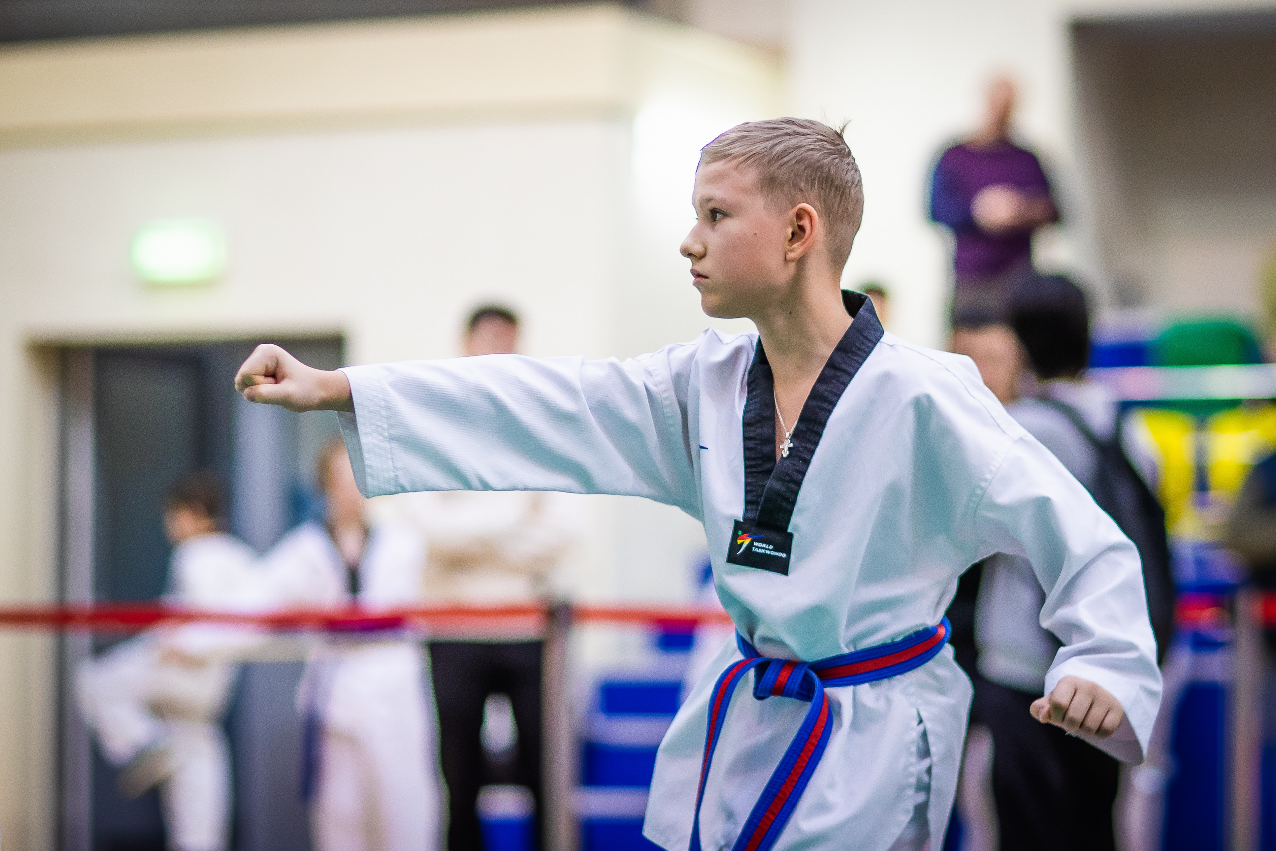 Турнир Федерации детского тхэквондо России по дисциплине ПХУМСЭ. Спортивный фотограф Максим Серегин