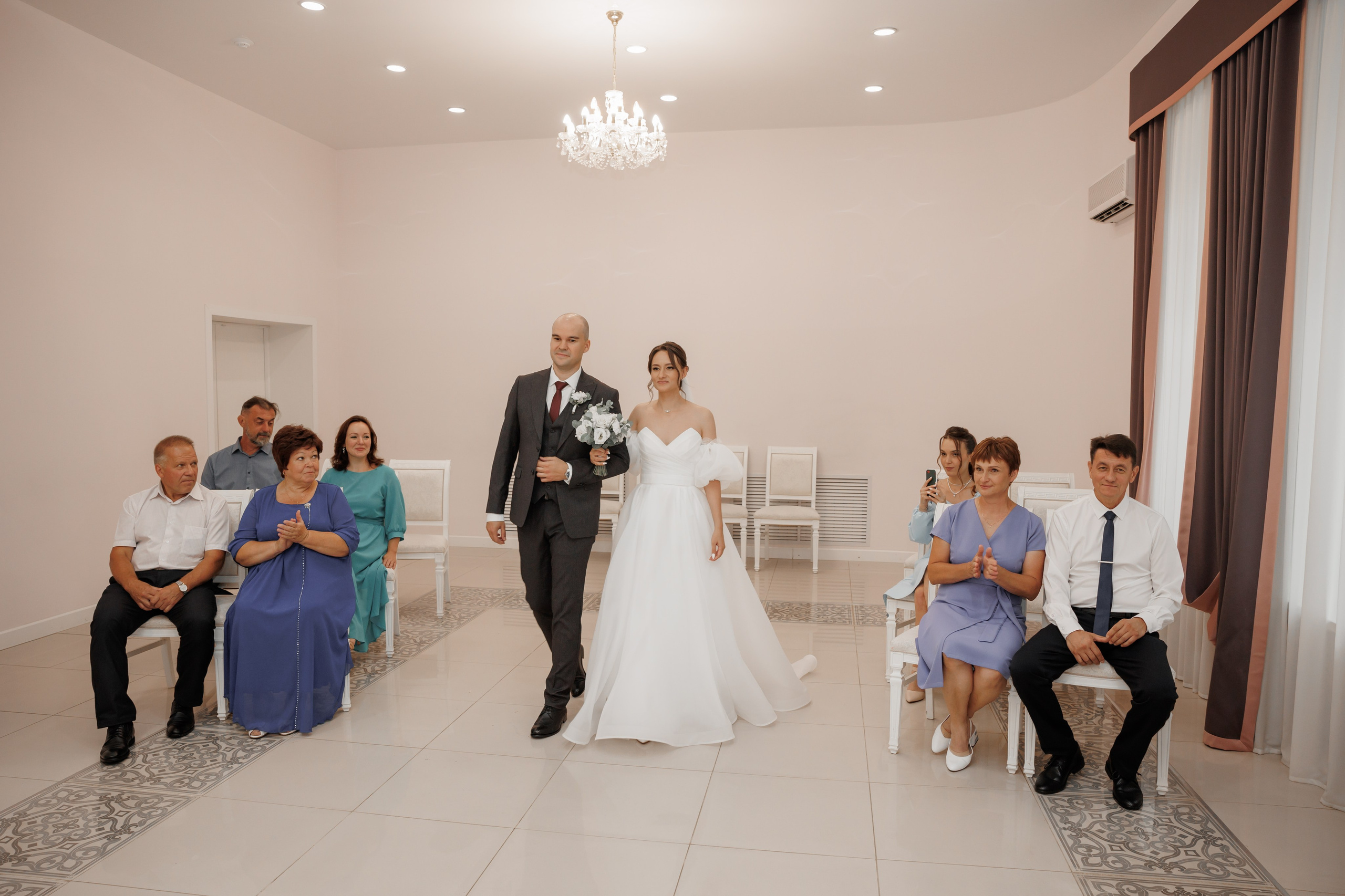 Полина и Дмитрий, загородный клуб «Барин», ЗАГС в г. Пушкино. Свадебный и репортажный фотограф (Москва, Королев и другие)