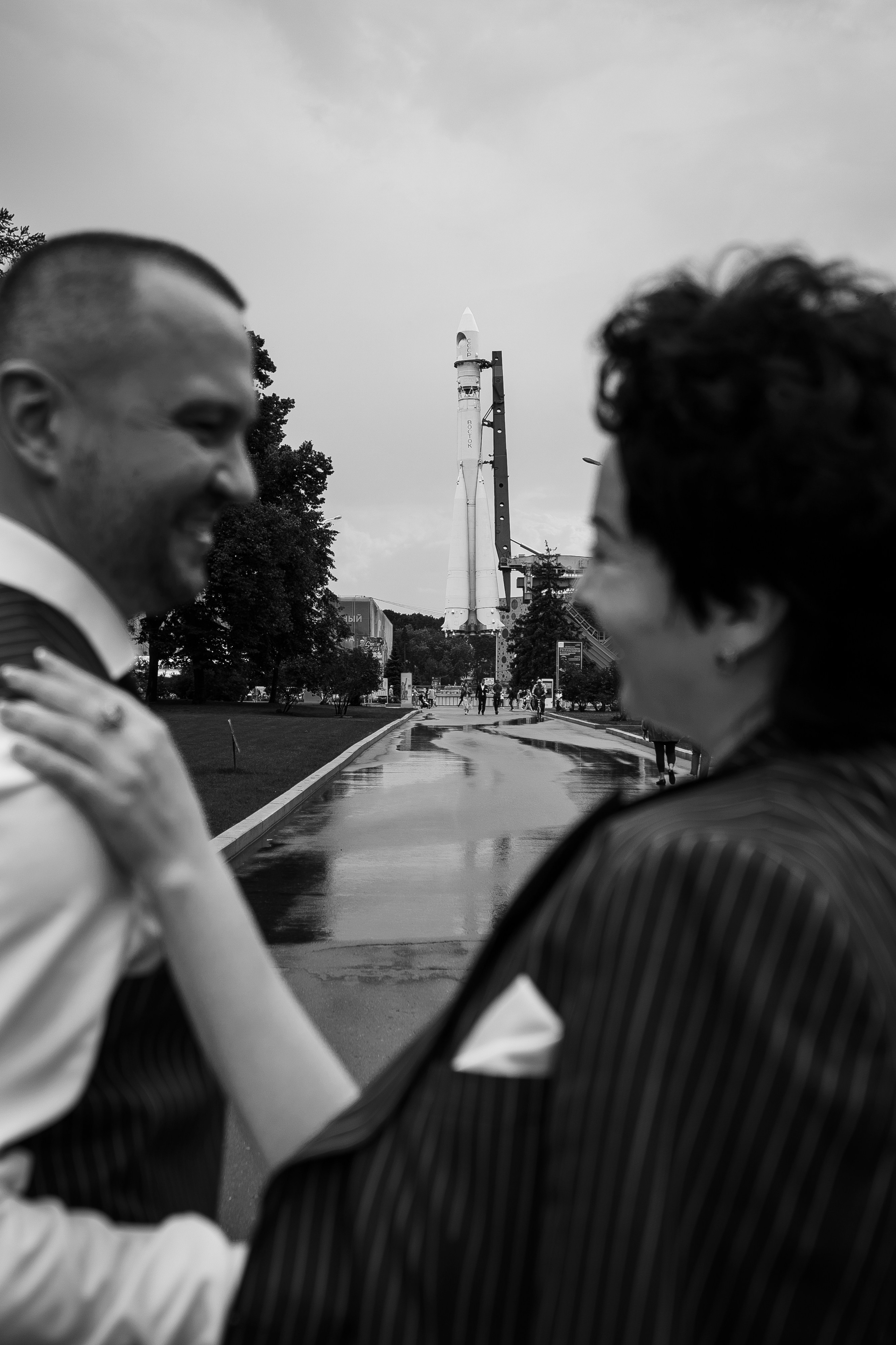 Ольга и Андрей, ЗАГС Железнодорожный, ВДНХ ресторан Московское небо. Наталья Дукалова фотограф Щелково Королев Пушкино Москва Балашиха