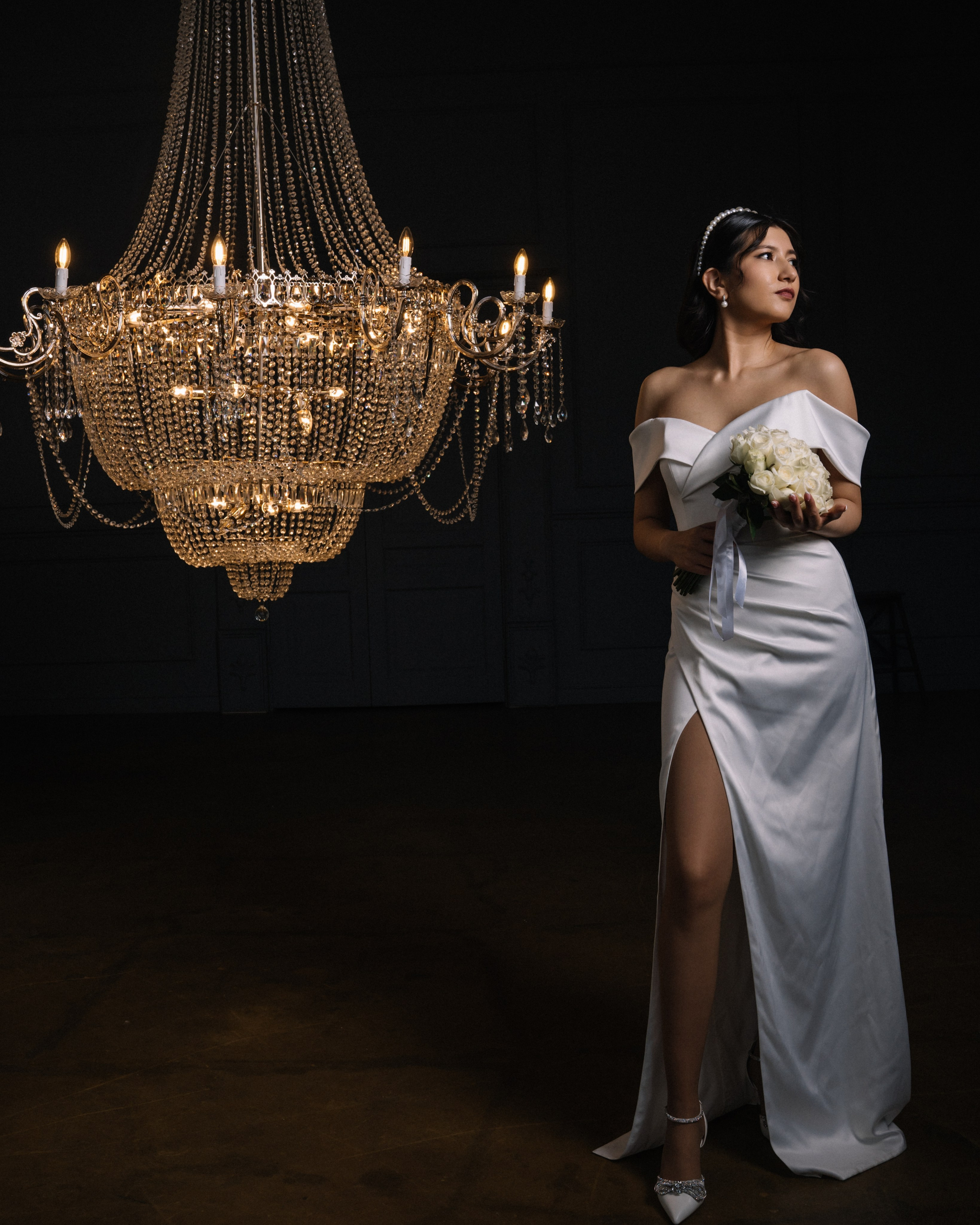 фотосессия у люстры 