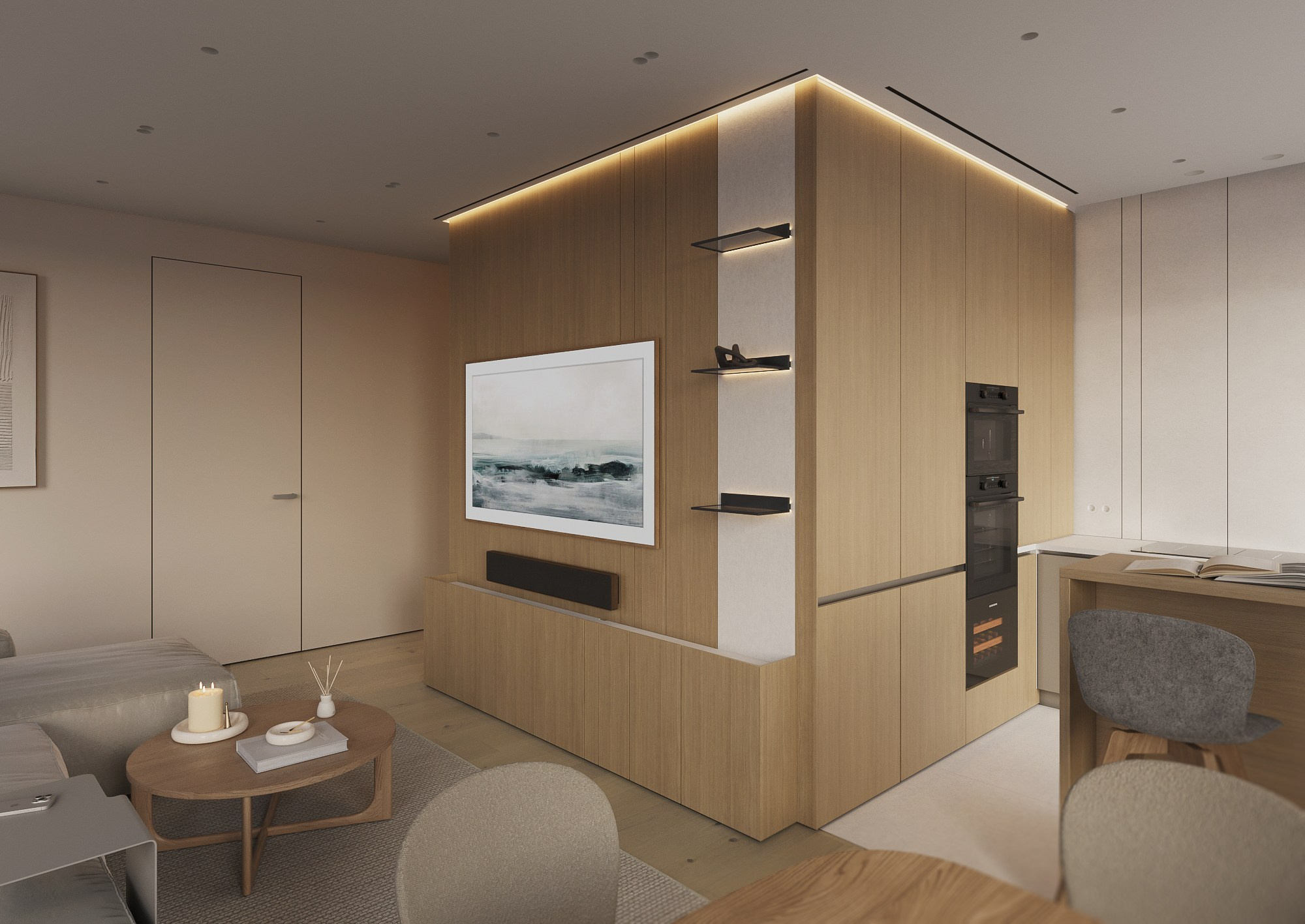 Визуализация квартиры в Prime Park. 3D визуализатор интерьеров Ксения Жарко