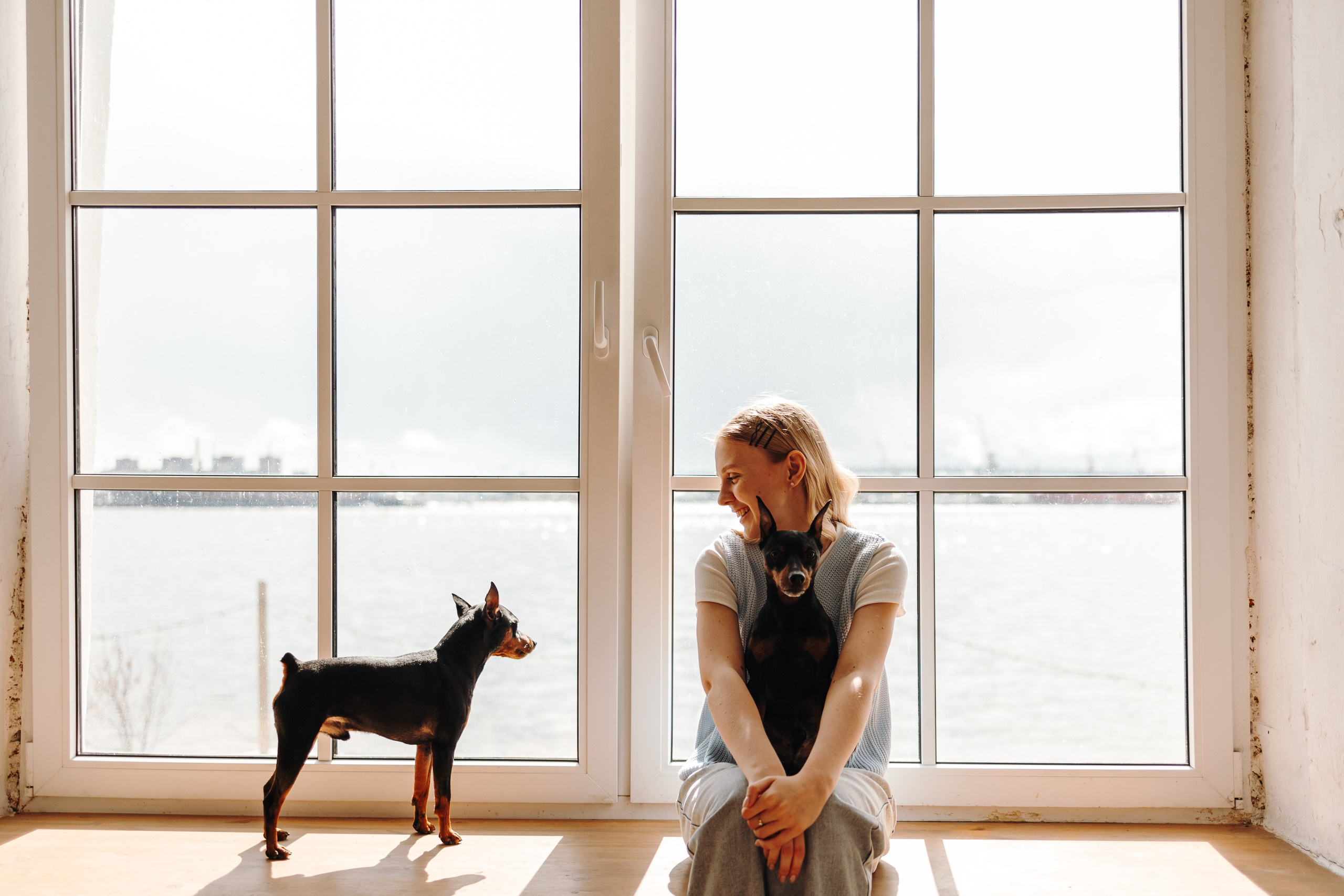 Катя и ее мальчики. Фотограф — Анималист | Санкт-Петербург