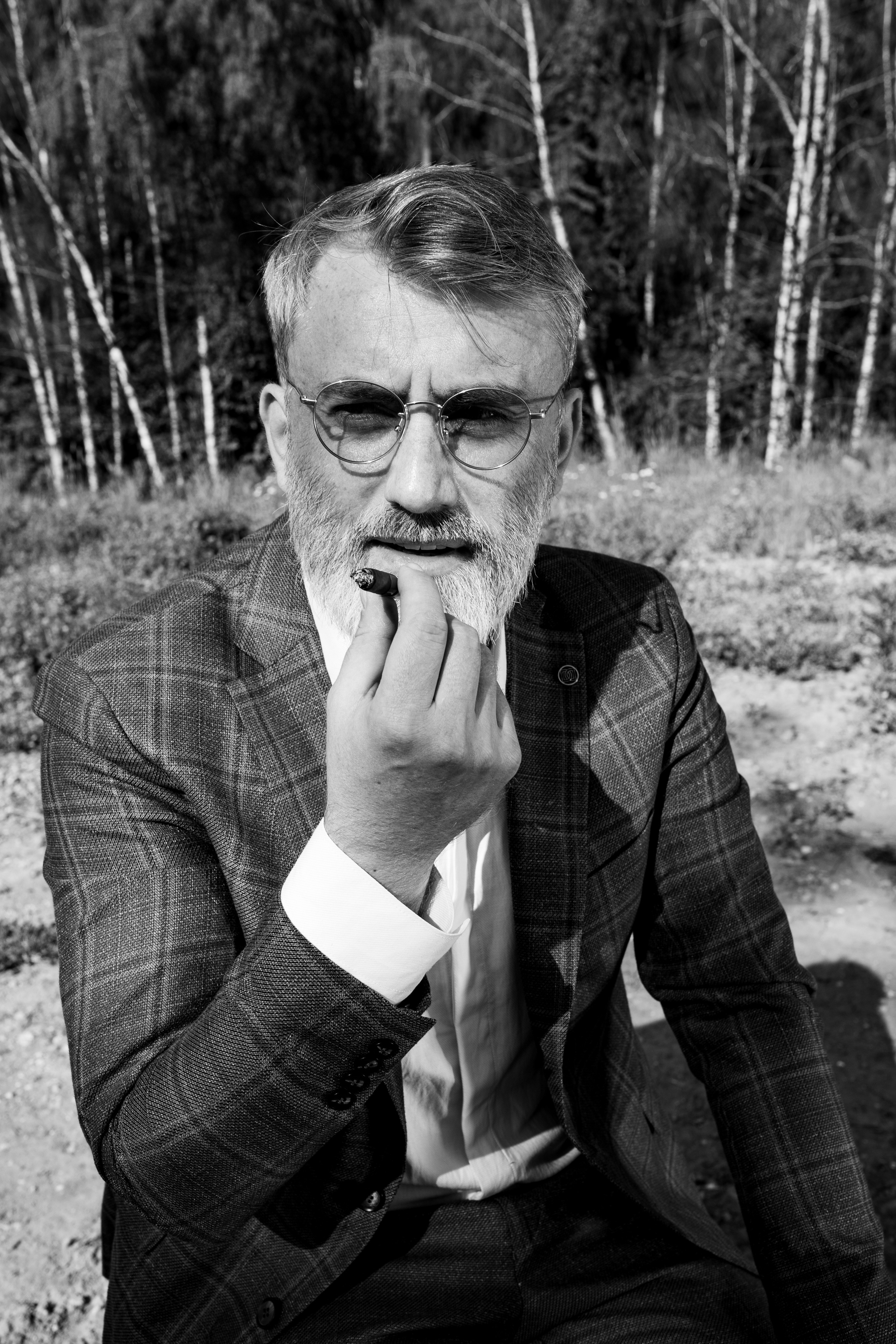 Фотосессия актёра Владимира Цупка на природе. Фотограф в Москве Анна Яковлева