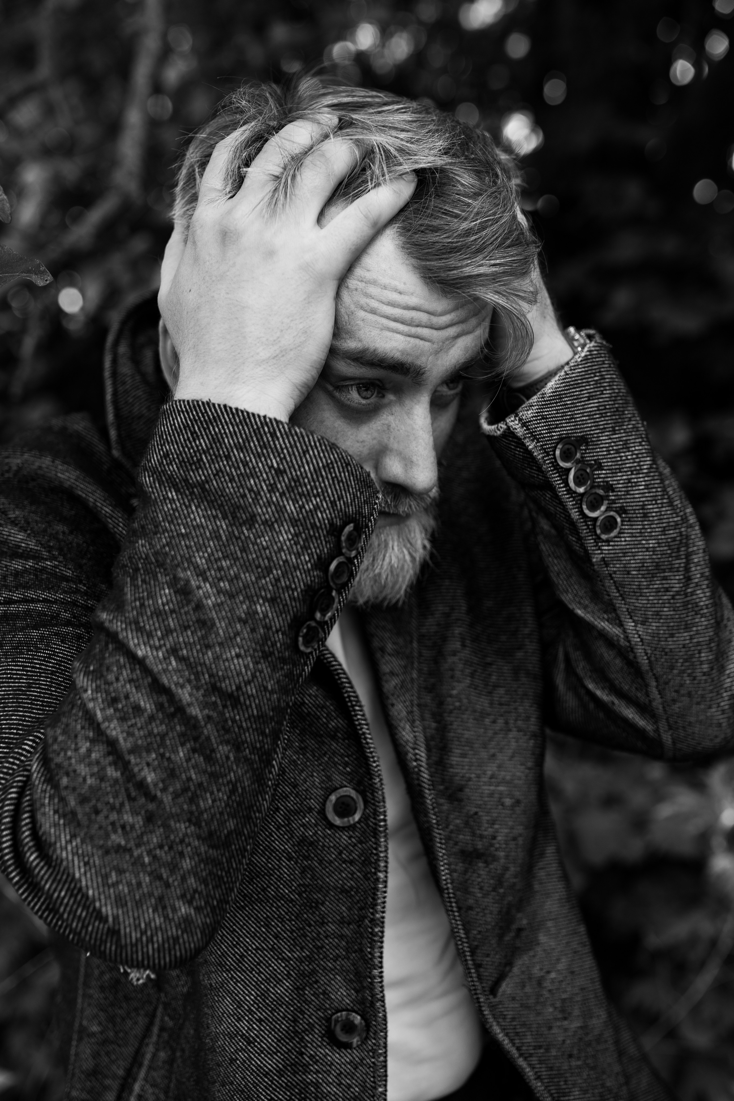 Фотосессия актёра Владимира Цупка на природе. Фотограф в Москве Анна Яковлева