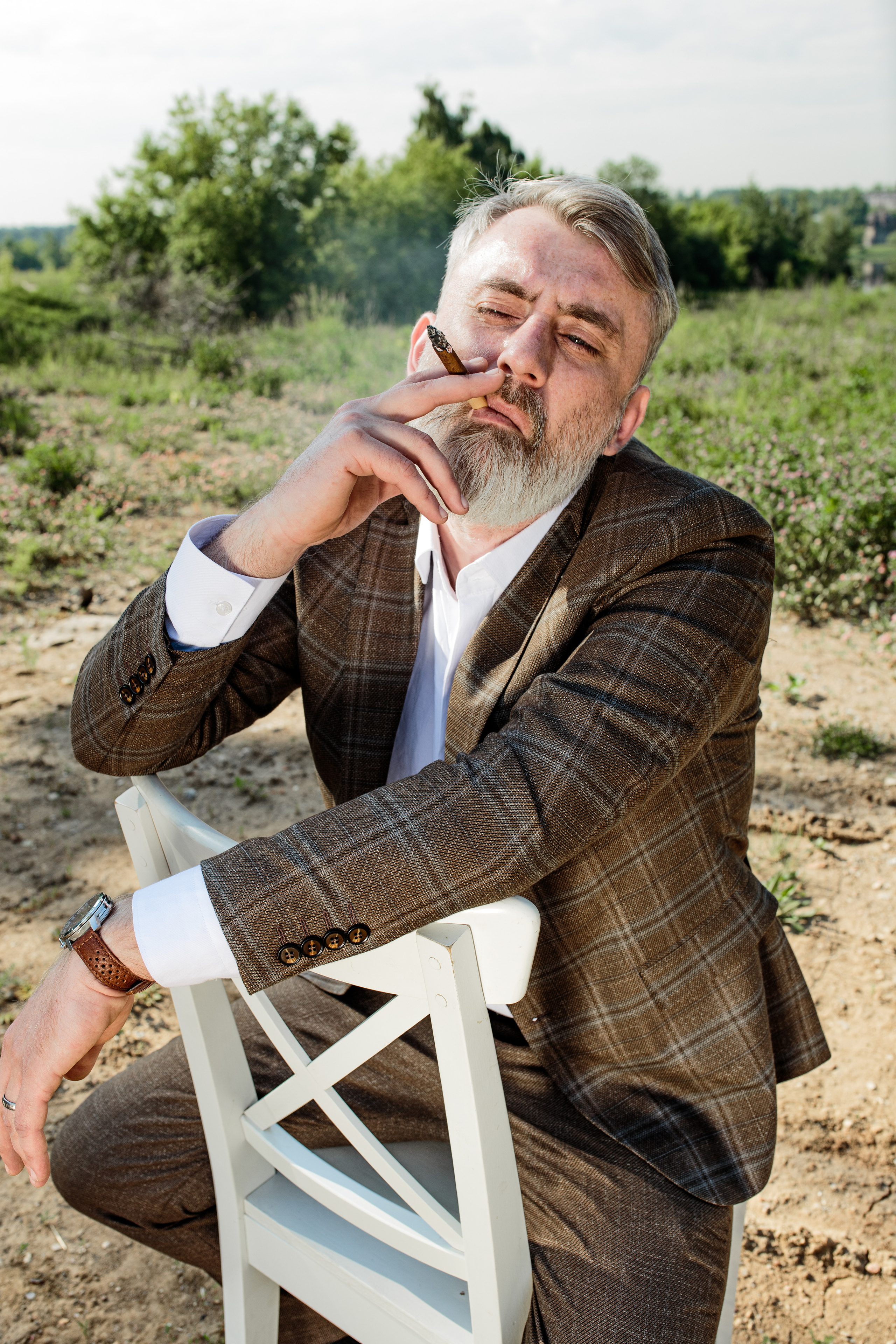 Фотосессия актёра Владимира Цупка на природе. Фотограф в Москве Анна Яковлева