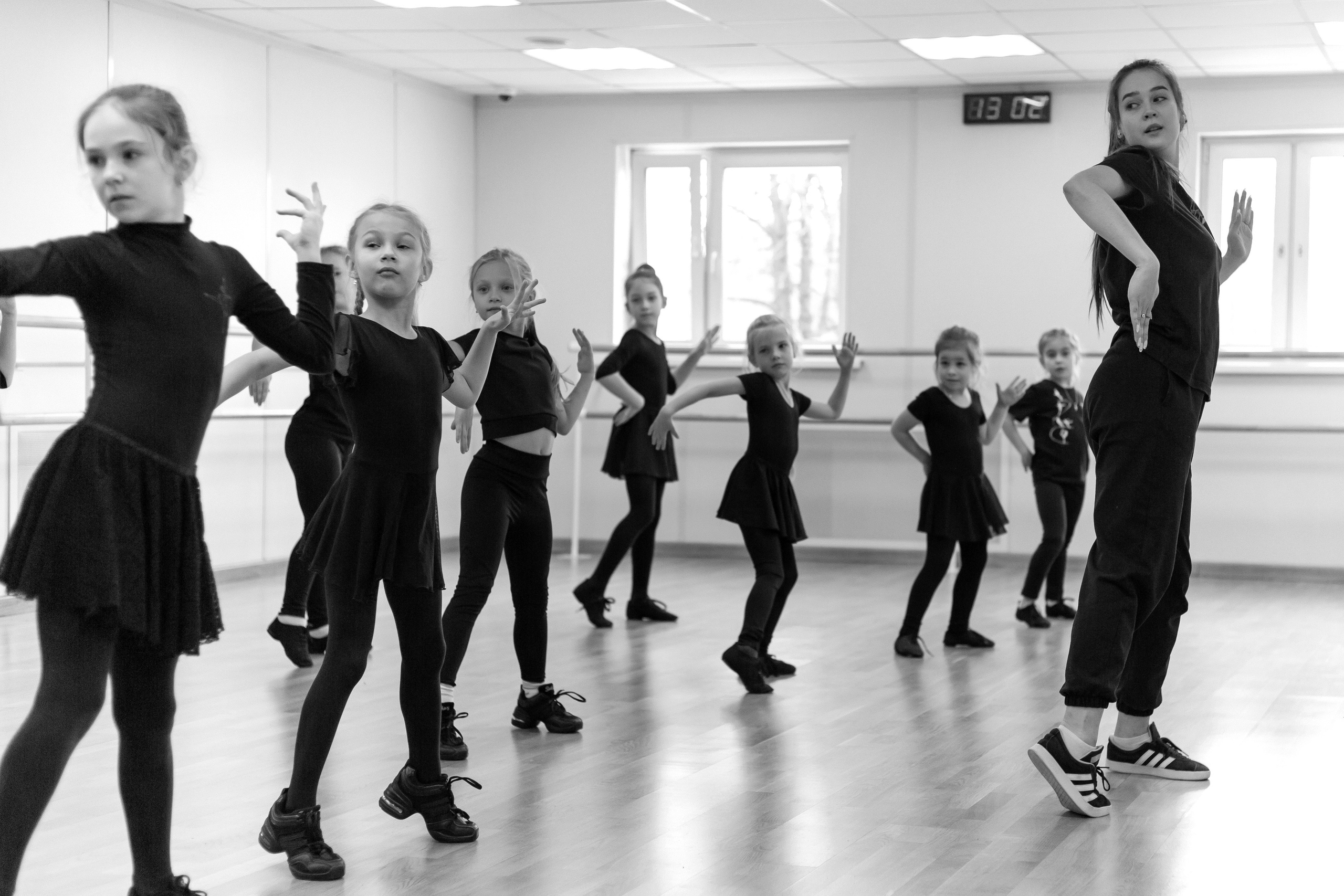 Танцевальные занятия младшая группа. Театр на льду «Алеко». Репортажный фотограф в Москве