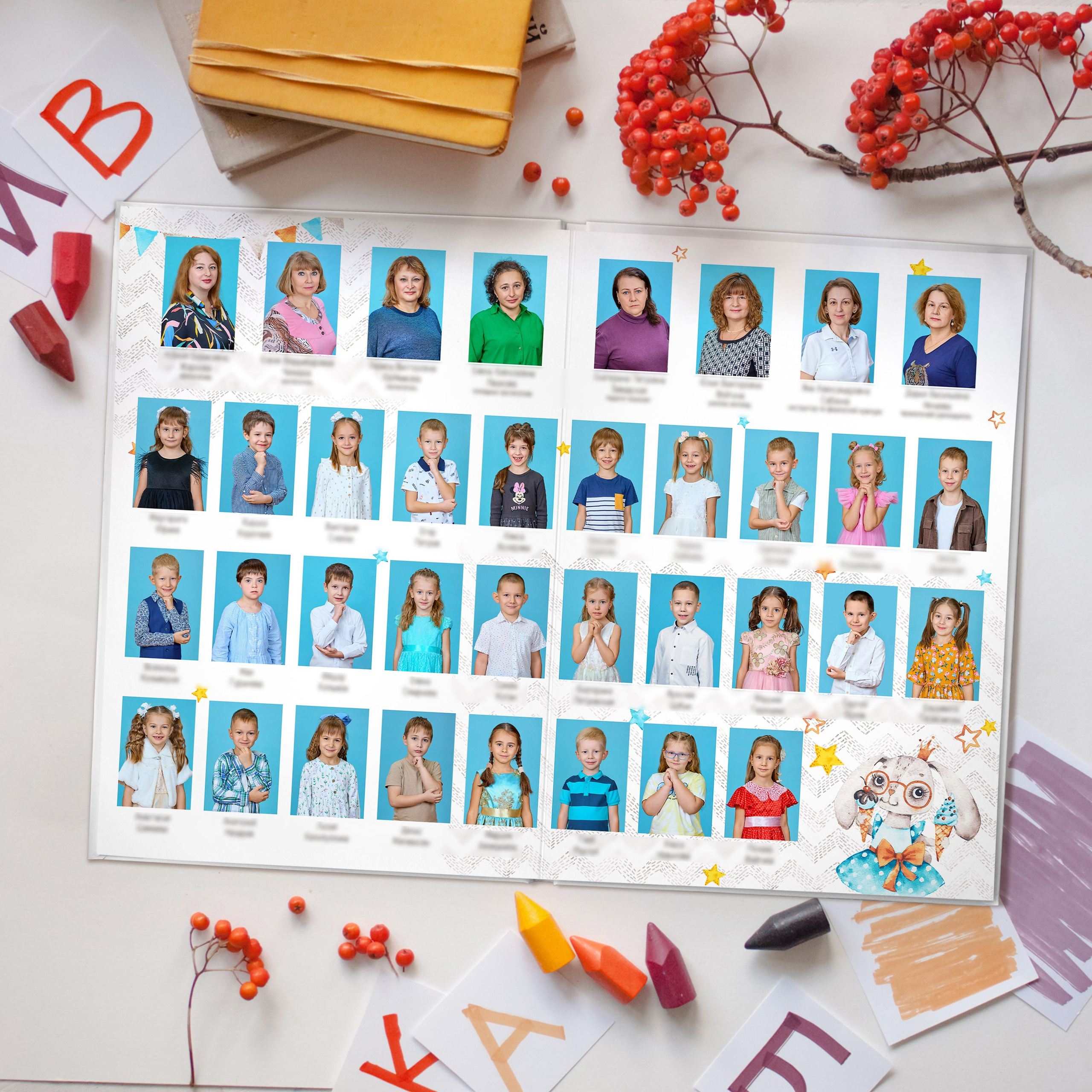 Варианты альбомов для детского сада. Выпускные альбомы в Москве фотограф Алина Пащук