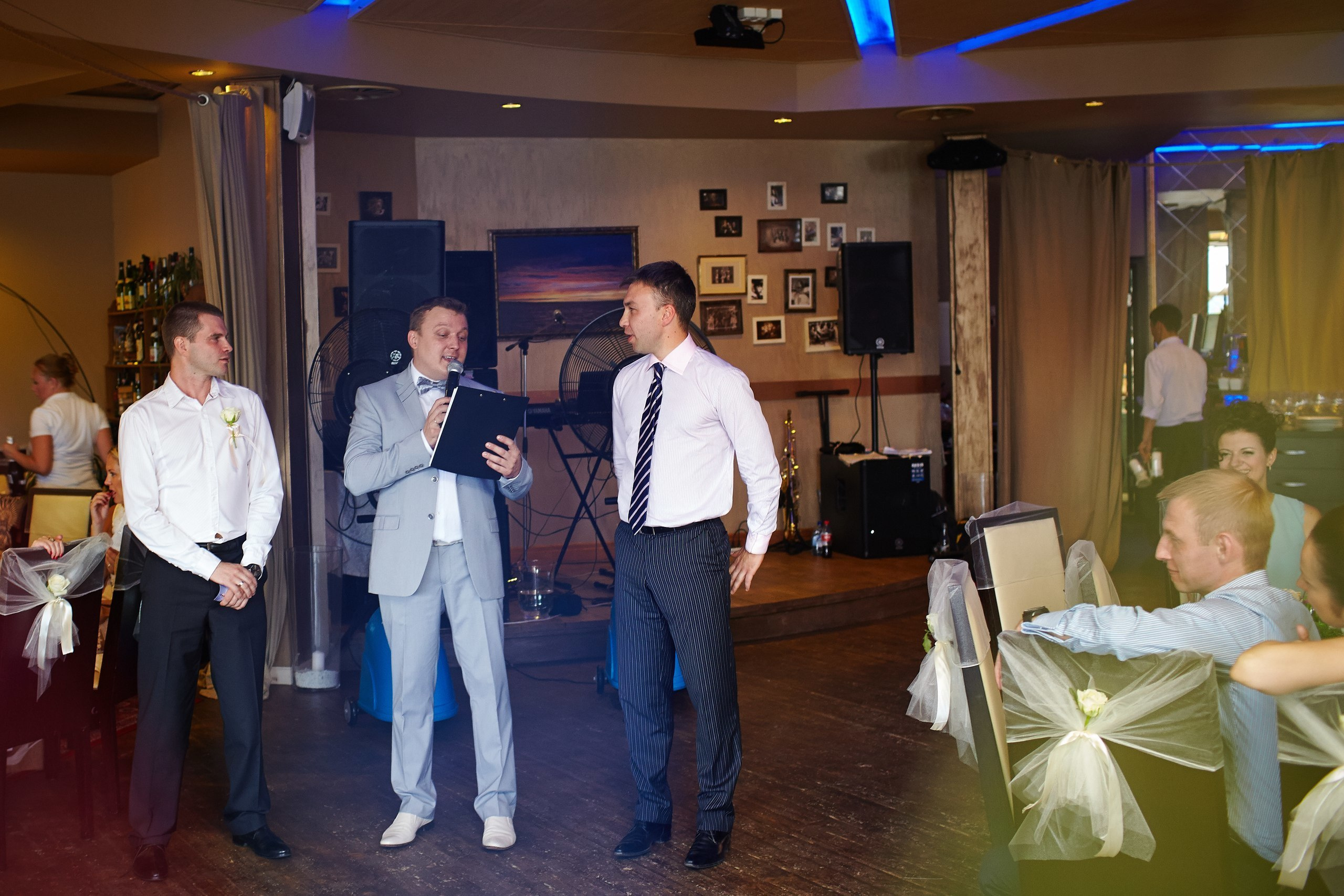 Свадьба Сергея и Марии 5 июля 2013 года. Ресторан "River Lounge". Ведущий на свадьбу, корпоратив и юбилей в Москве Сергей Рябинин