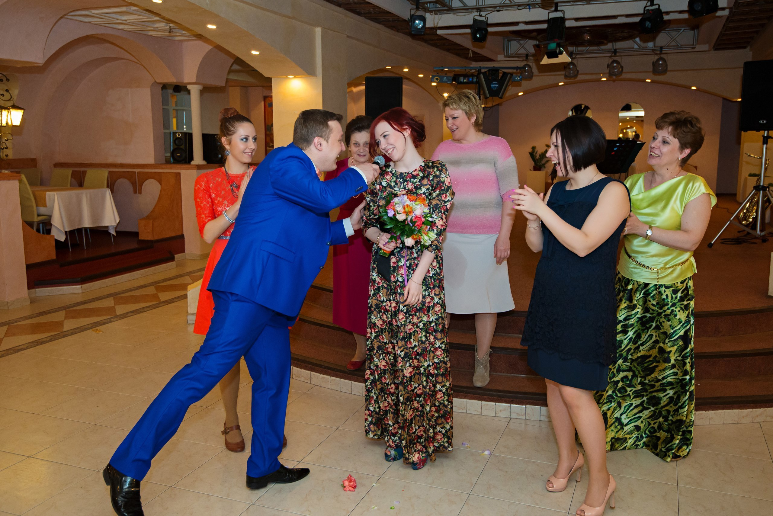 Свадьба Ольги и Марсело 19 апреля 2014 года. Ресторан "Измайловский двор". Ведущий на свадьбу, корпоратив и юбилей в Москве Сергей Рябинин