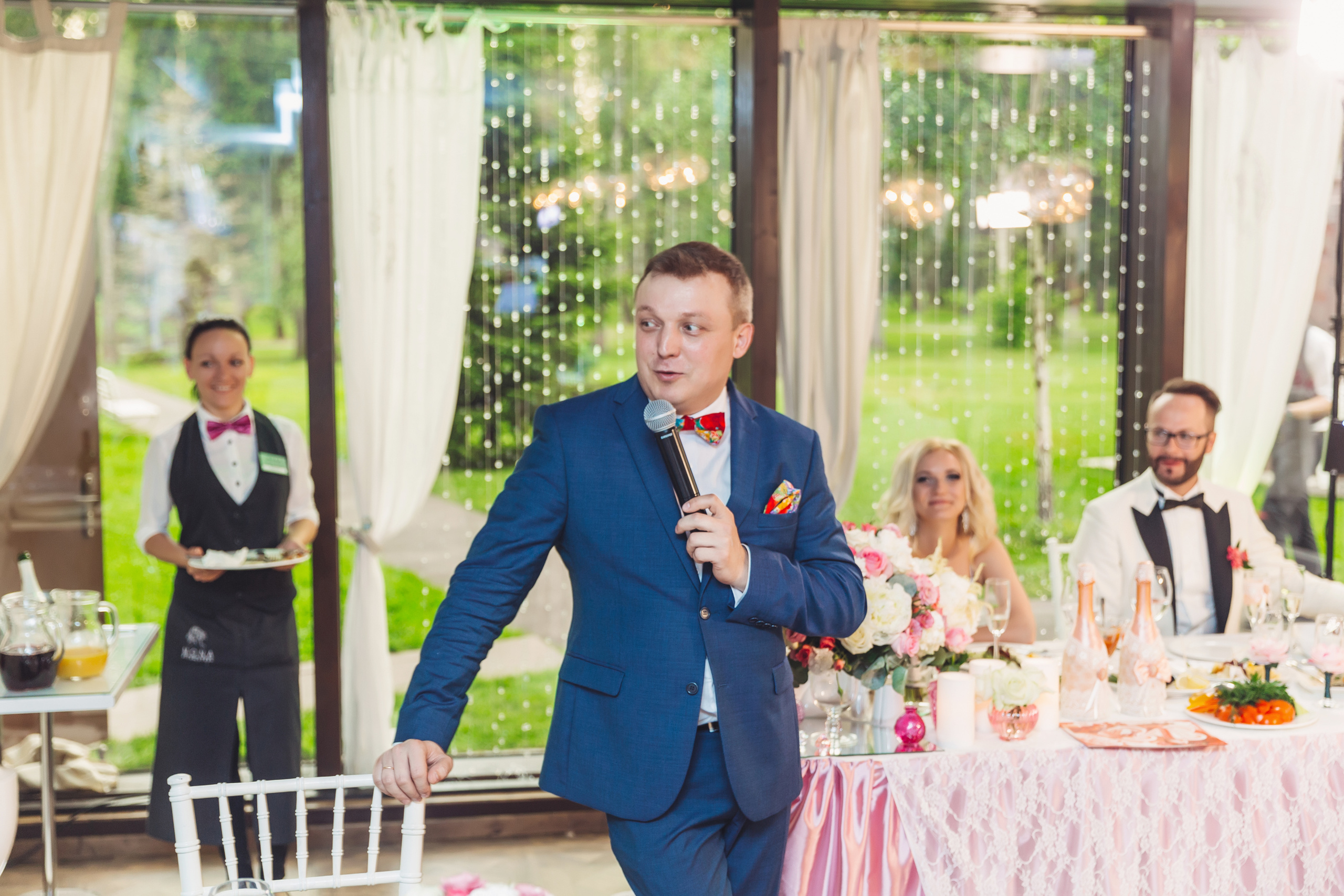 Свадьба Владимира и Алены 15 июля 2016 года. Ведущий на свадьбу, корпоратив и юбилей в Москве Сергей Рябинин