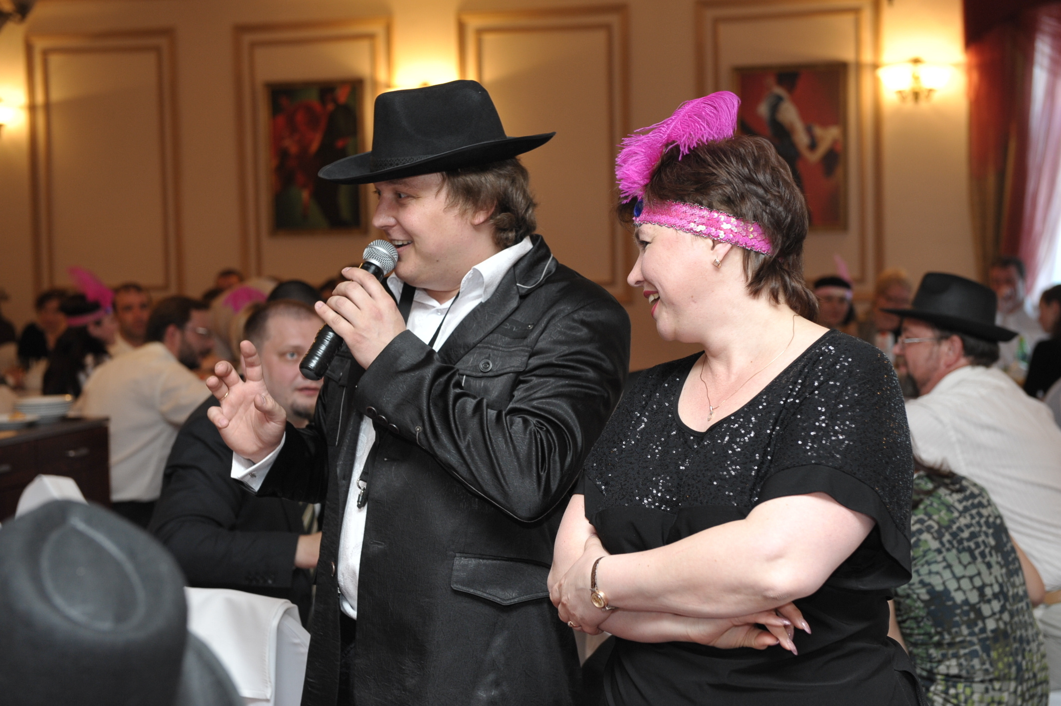 Гангстерский День Рождения компании «Навигатор». Ведущий на свадьбу, корпоратив и юбилей в Москве Сергей Рябинин