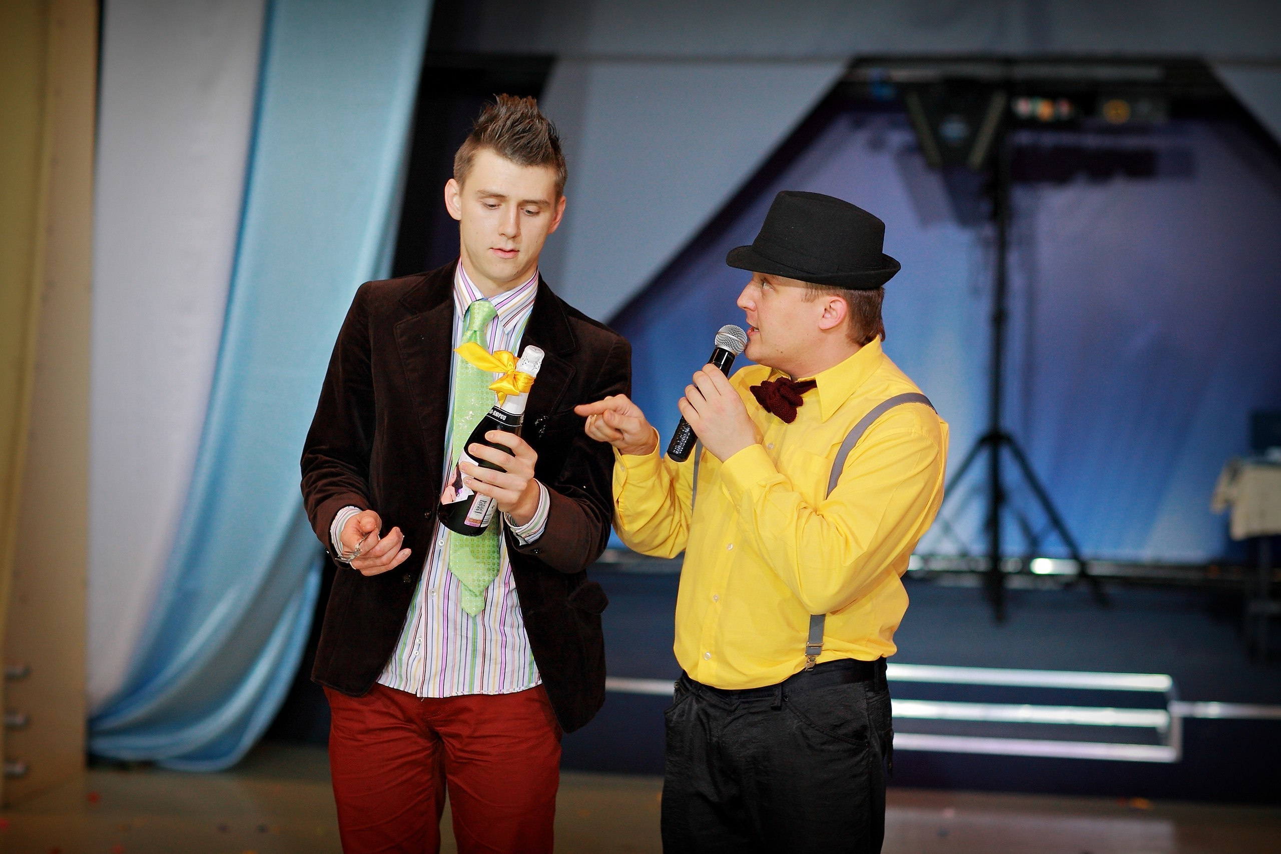 Свадьба стиляг Артема и Светланы. Яхт-клуб "Новый берег" 3 ноября 2012 года. Ведущий на свадьбу, корпоратив и юбилей в Москве Сергей Рябинин