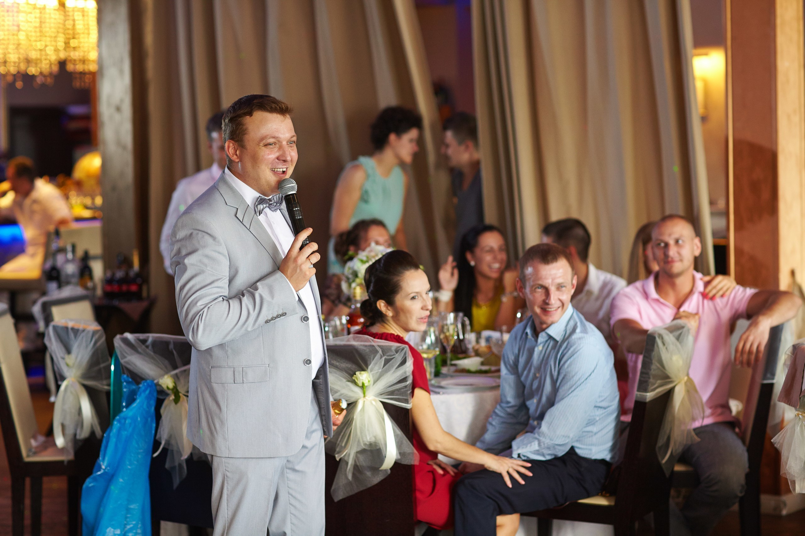 Свадьба Сергея и Марии 5 июля 2013 года. Ресторан "River Lounge". Ведущий на свадьбу, корпоратив и юбилей в Москве Сергей Рябинин