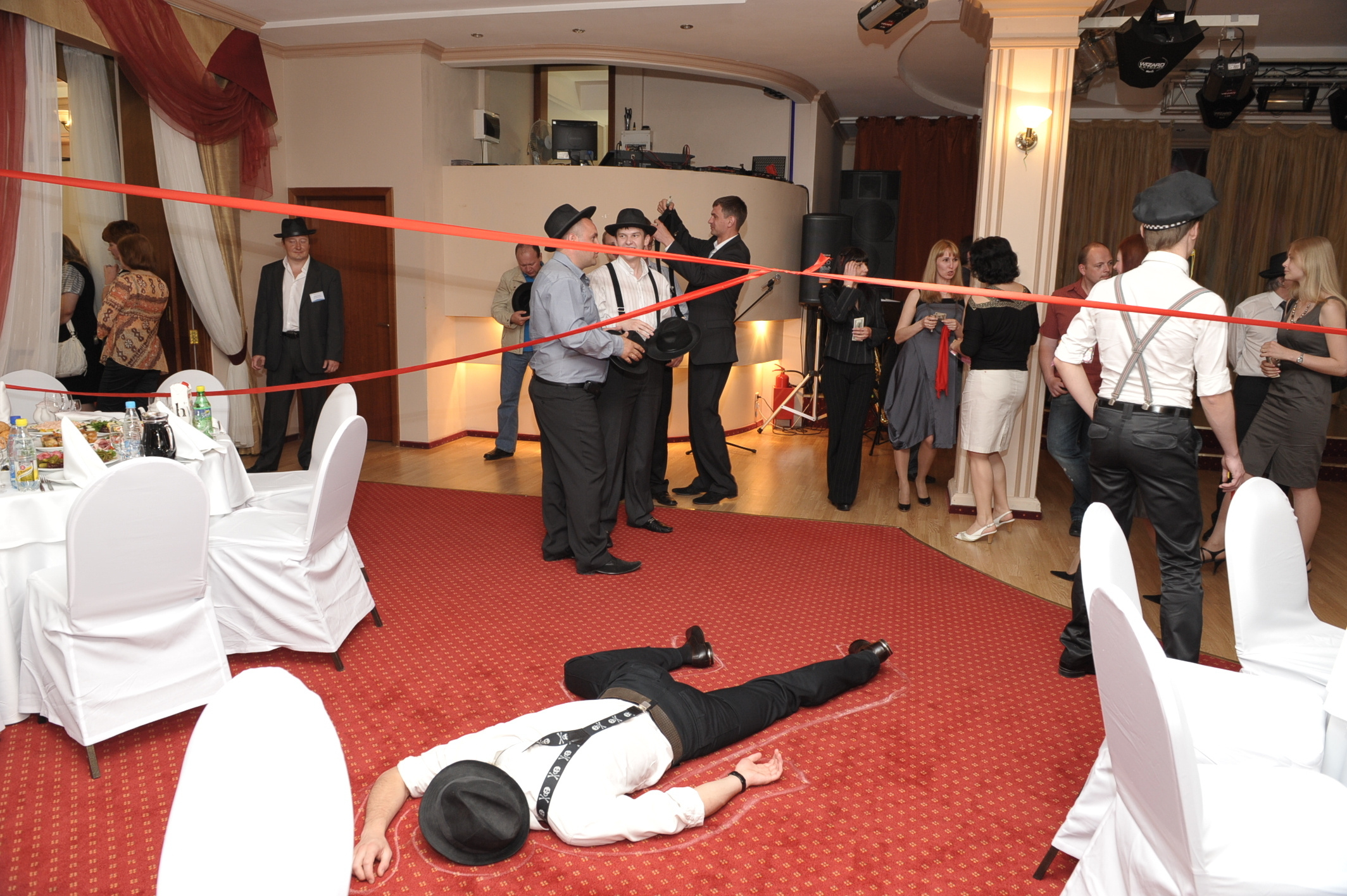 Гангстерский День Рождения компании «Навигатор». Ведущий на свадьбу, корпоратив и юбилей в Москве Сергей Рябинин