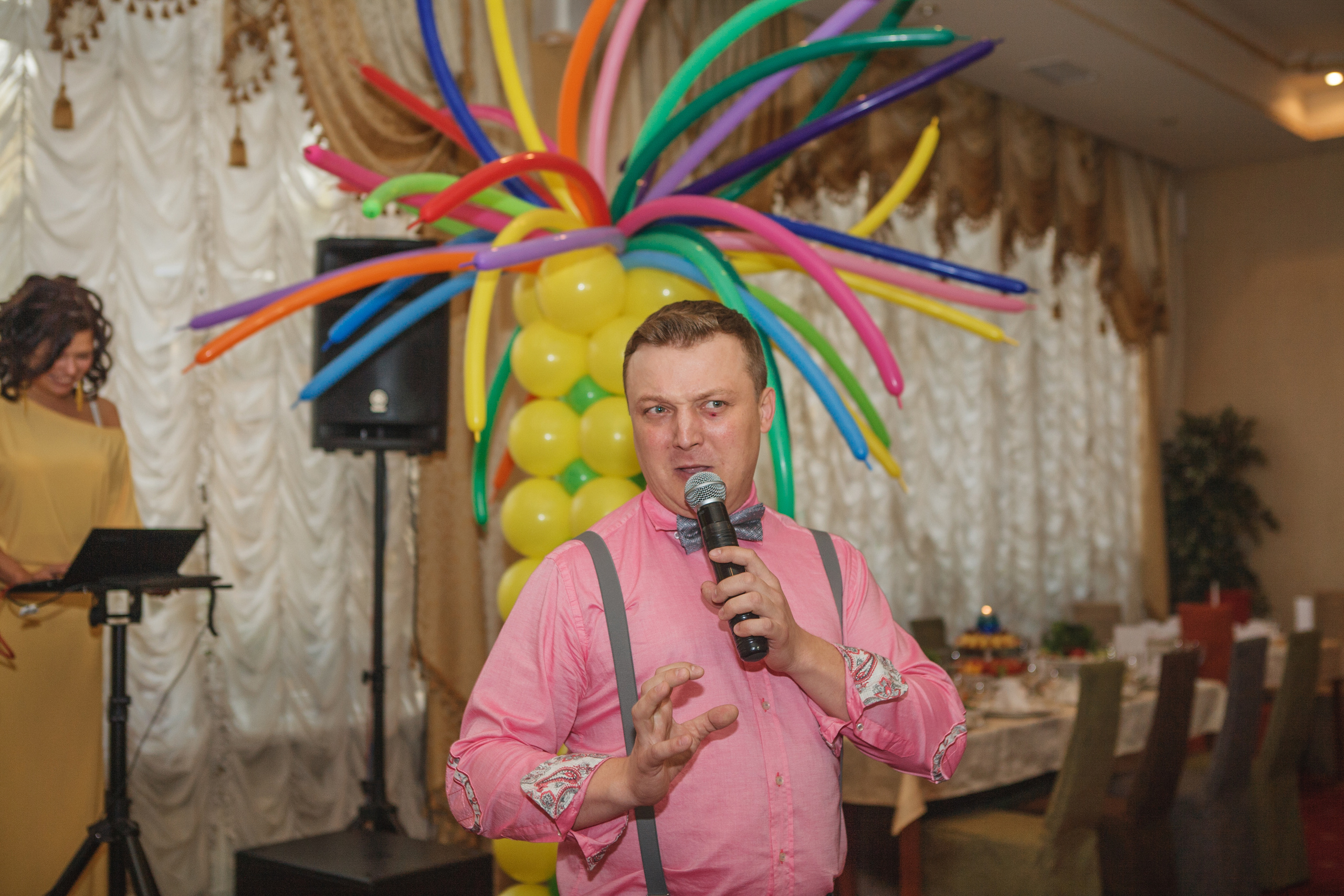 День Рождения ресторана Дюшес 25 июля 2013 года. Ведущий на свадьбу, корпоратив и юбилей в Москве Сергей Рябинин