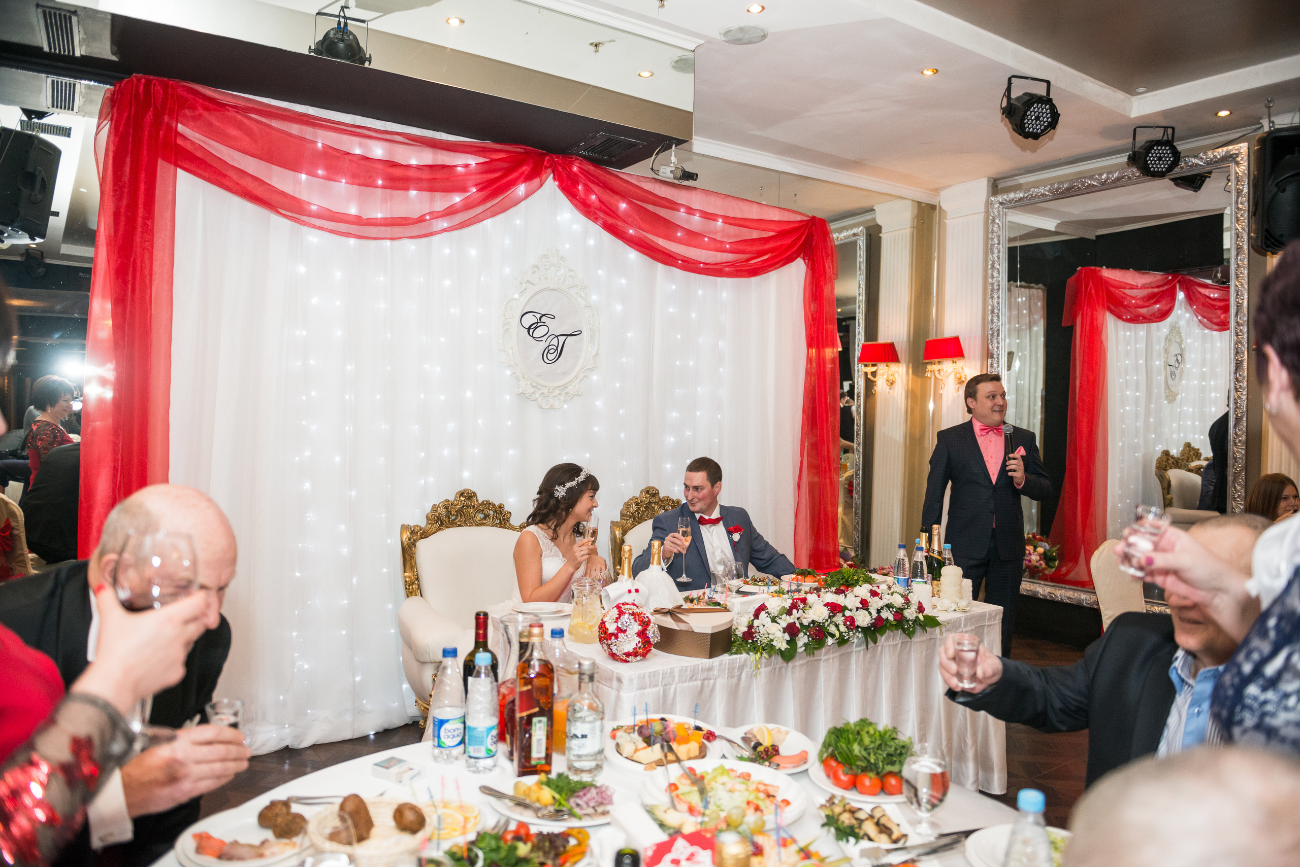 Свадьба Глеба и Екатерины. Отель «Мандарин» 29 ноября 2014 года. Ведущий на свадьбу, корпоратив и юбилей в Москве Сергей Рябинин