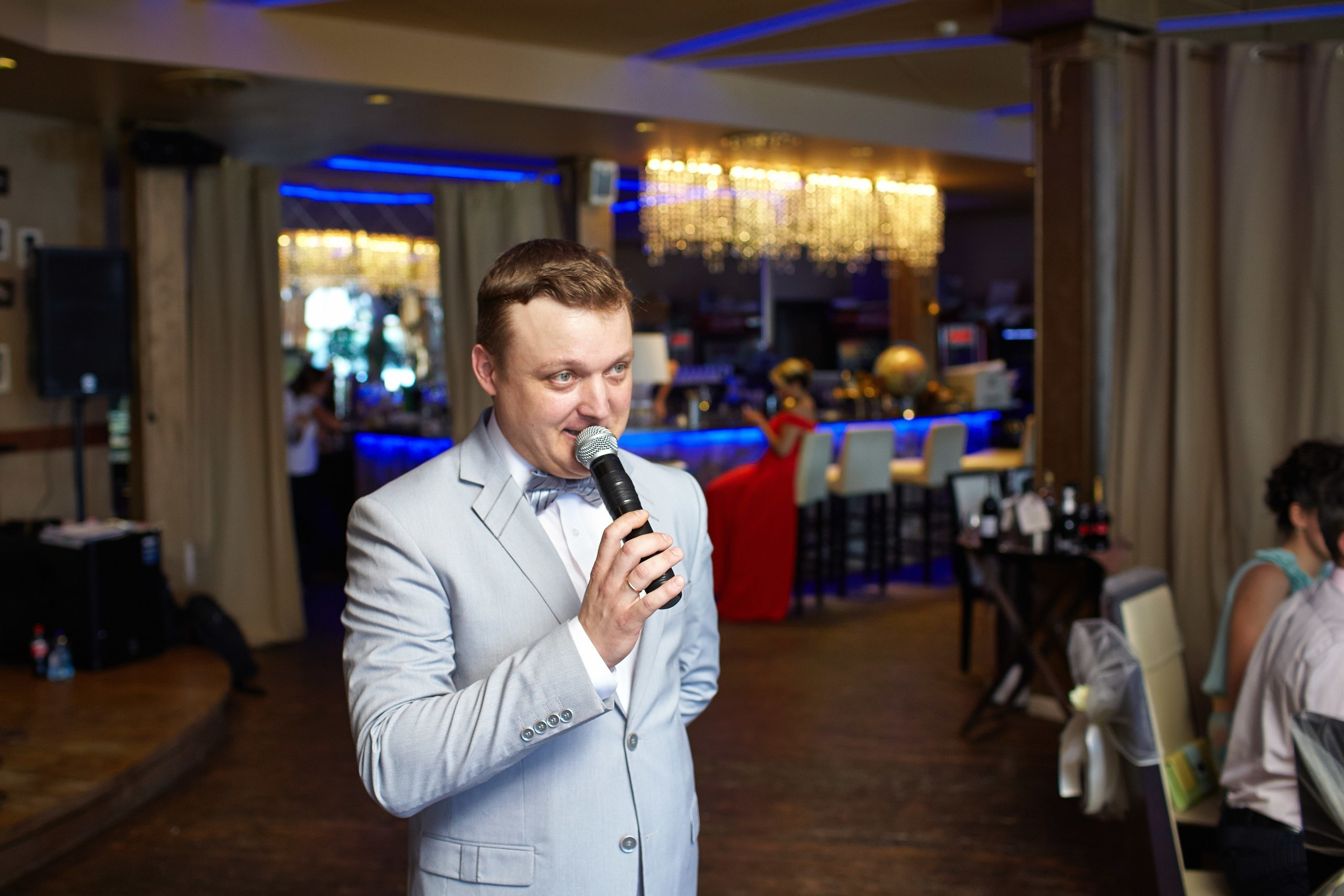 Свадьба Сергея и Марии 5 июля 2013 года. Ресторан "River Lounge". Ведущий на свадьбу, корпоратив и юбилей в Москве Сергей Рябинин