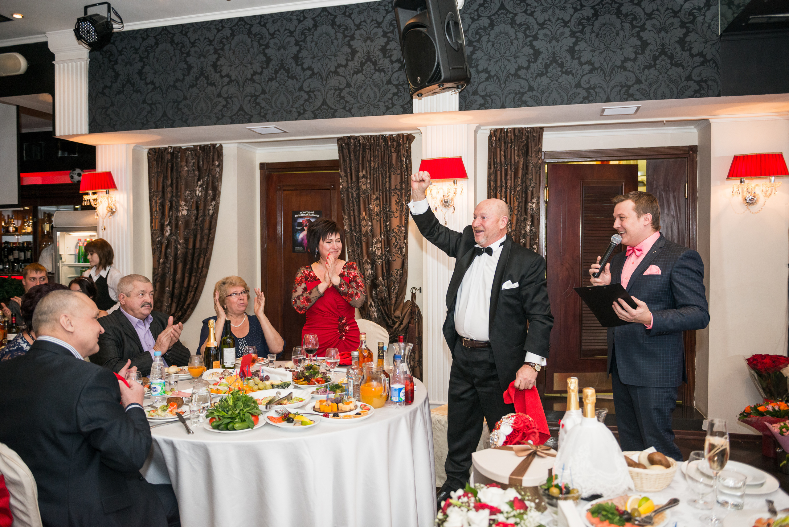 Свадьба Глеба и Екатерины. Отель «Мандарин» 29 ноября 2014 года. Ведущий на свадьбу, корпоратив и юбилей в Москве Сергей Рябинин