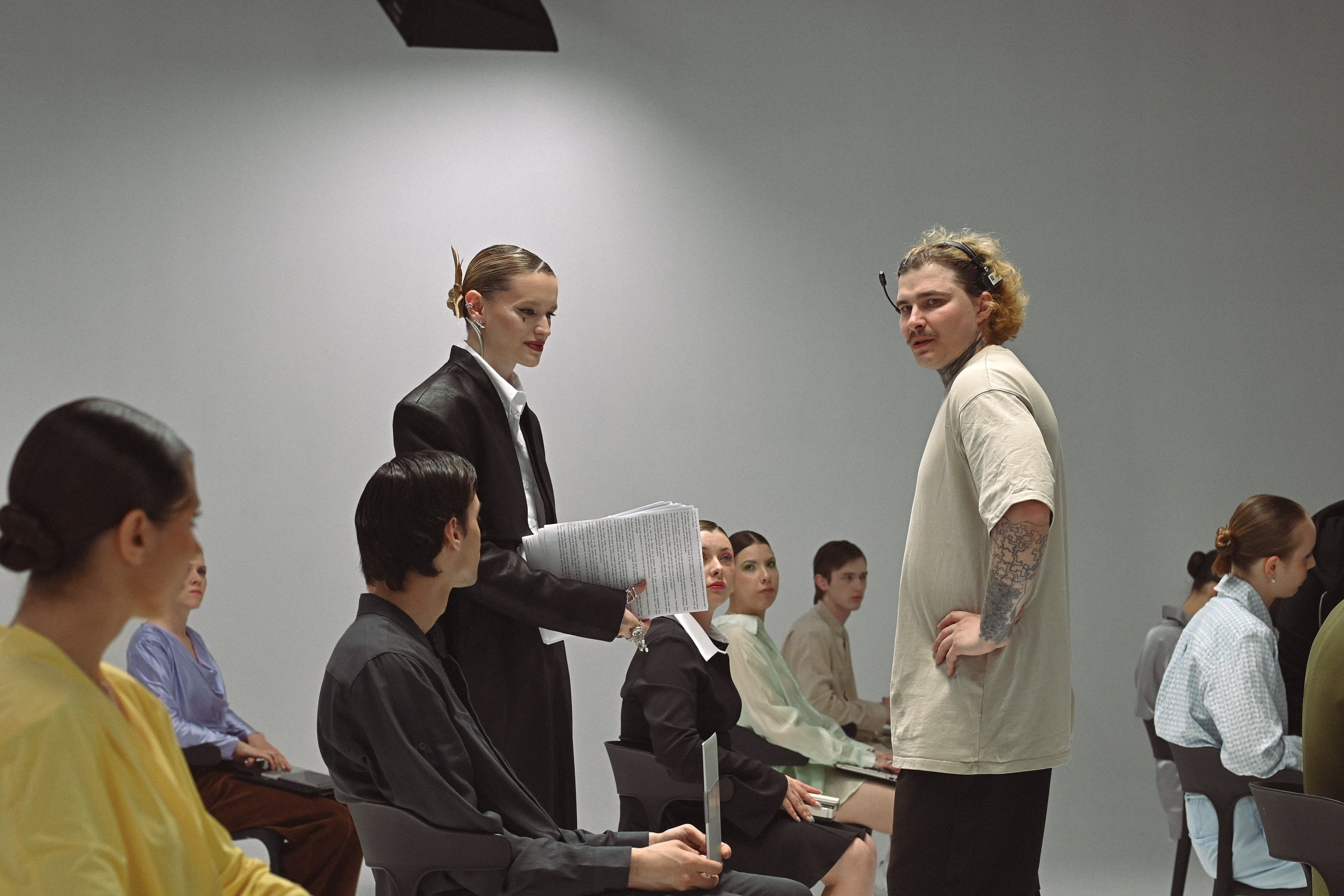Бэкстейдж съемок музыкального клипа KATIA POJIDAEVA — CAPITALISM. Portrait photographer in Moscow and Moscow Region Andrey Belyakov