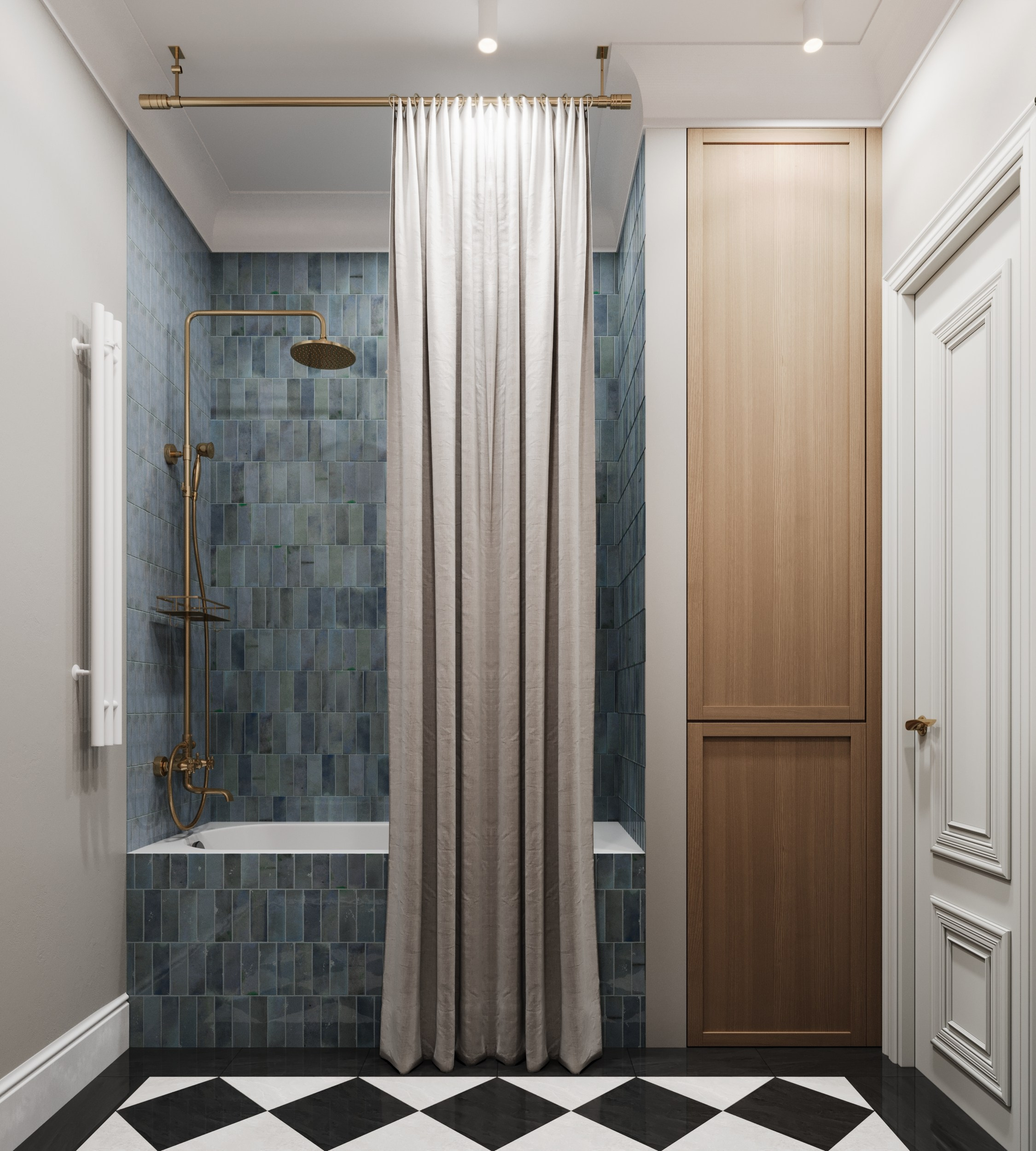 ЖК Сердце Столицы, Москва, 2023 год, 92 м.кв. BYPRITCHINA | студия дизайна интерьера г. Москва