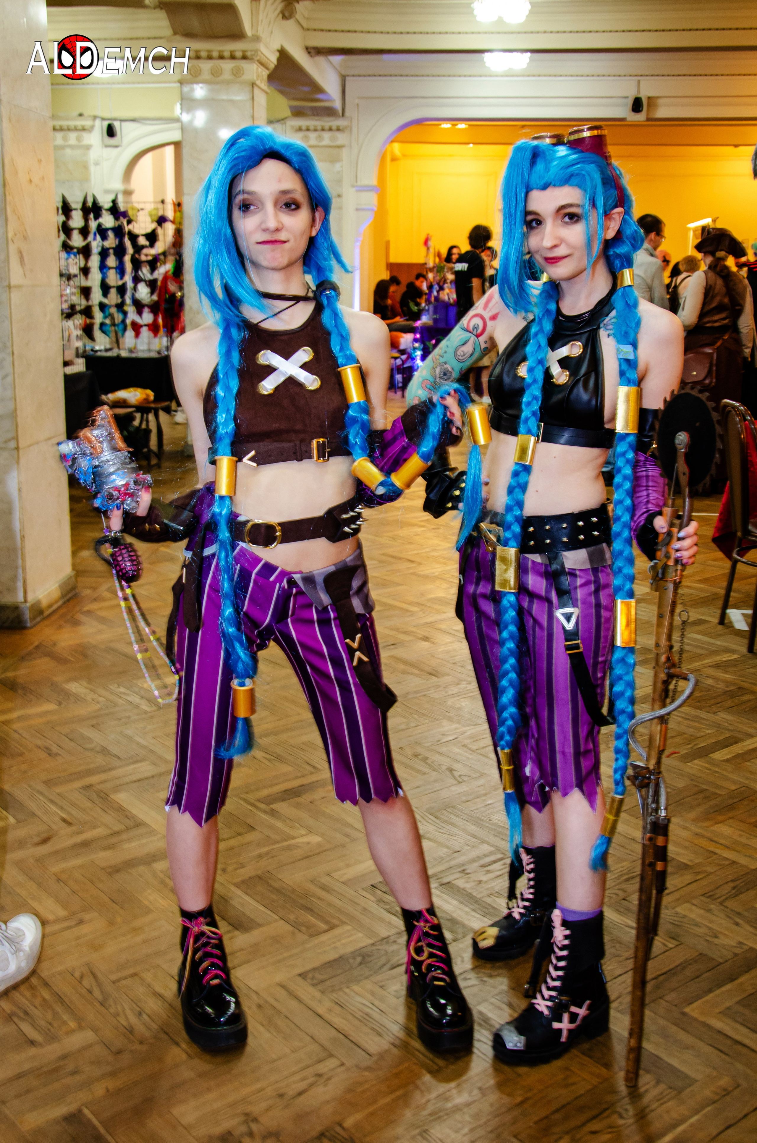 Аркейн, Ви, Джинкс, Лига Легенд персонажи косплей фото