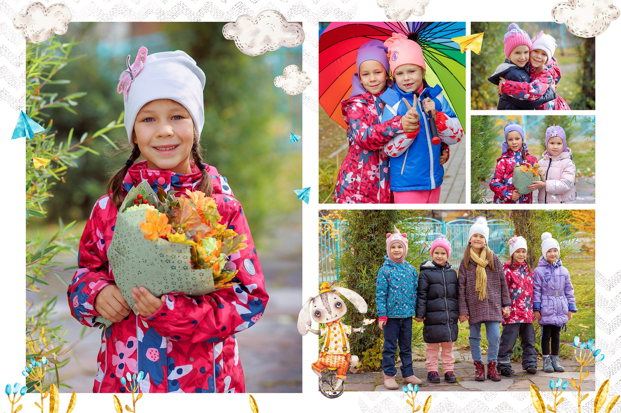 Альбом многостраничный. Выпускные альбомы в школе и детском саду