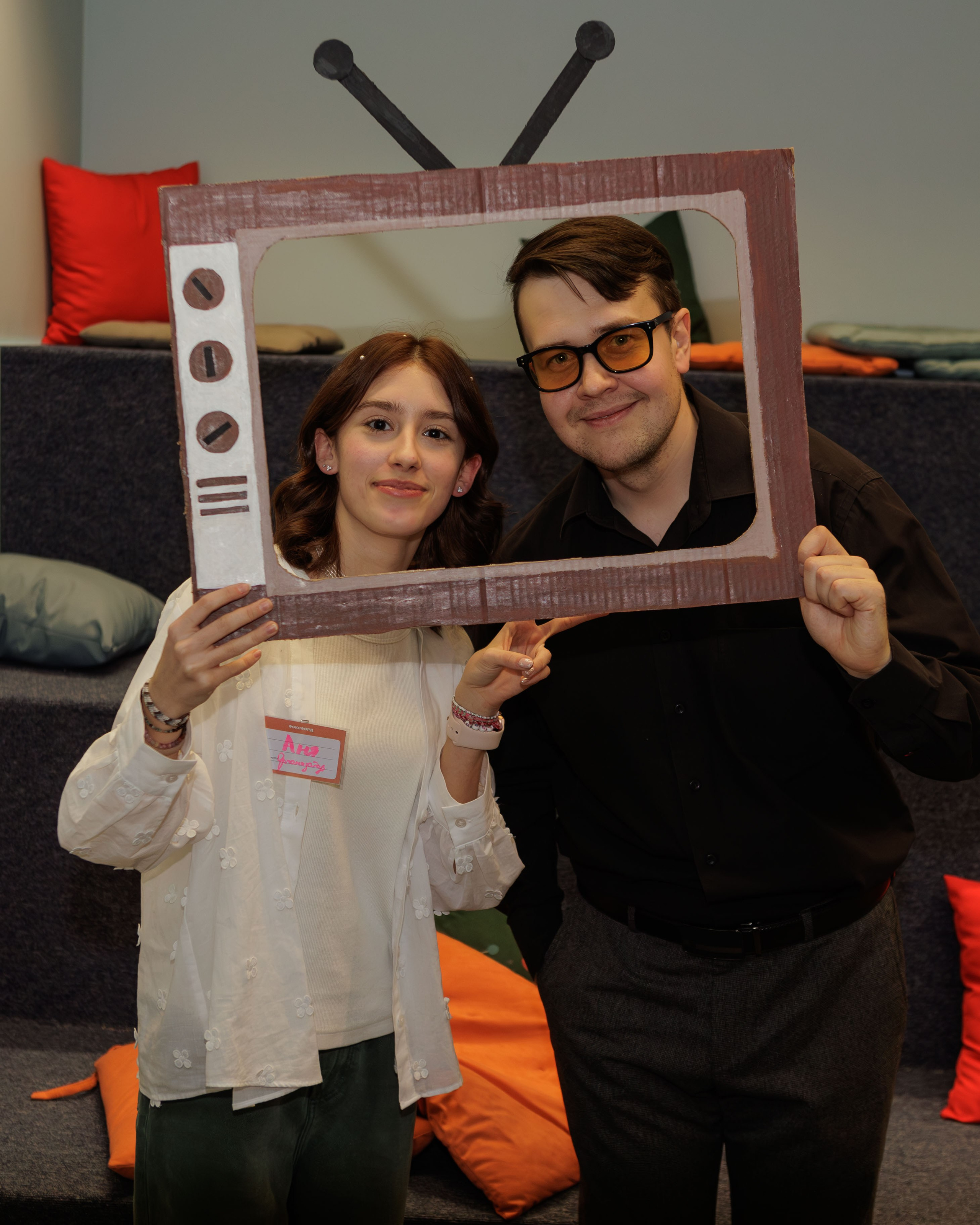 Веселая фотография в школе Фоксфорд