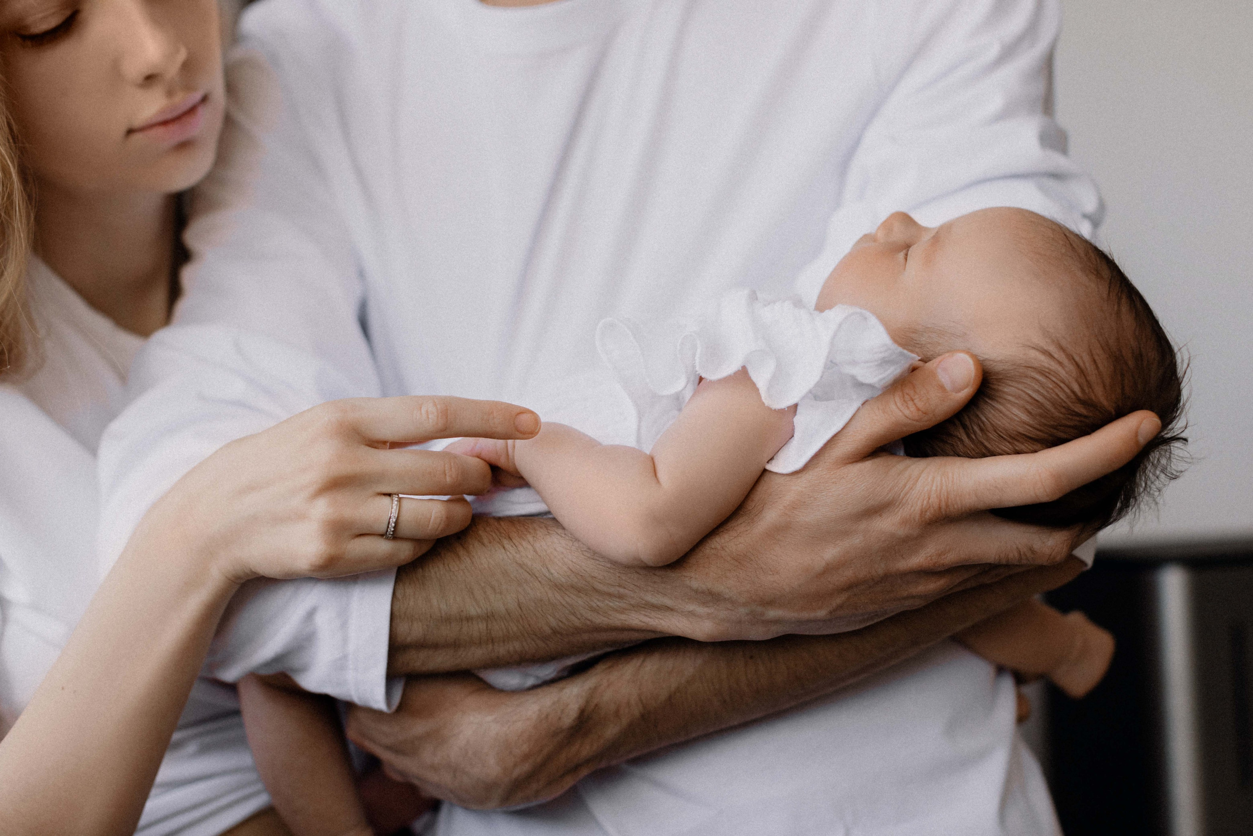 Домашняя фотосессия. Ксю, Вова и Оливия. Фотограф в Москве Ольга Сатони
