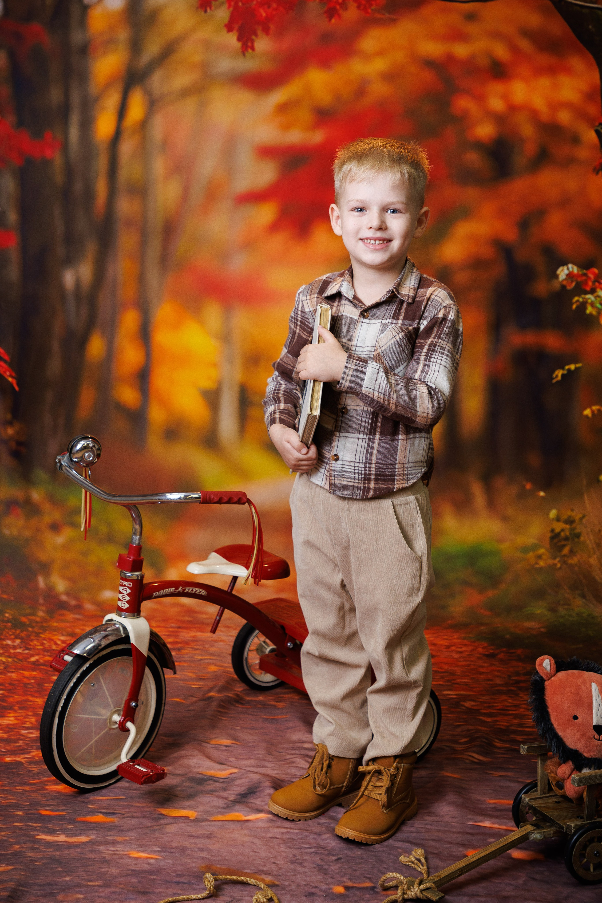 Велосипед. Детская фотостудия Москва